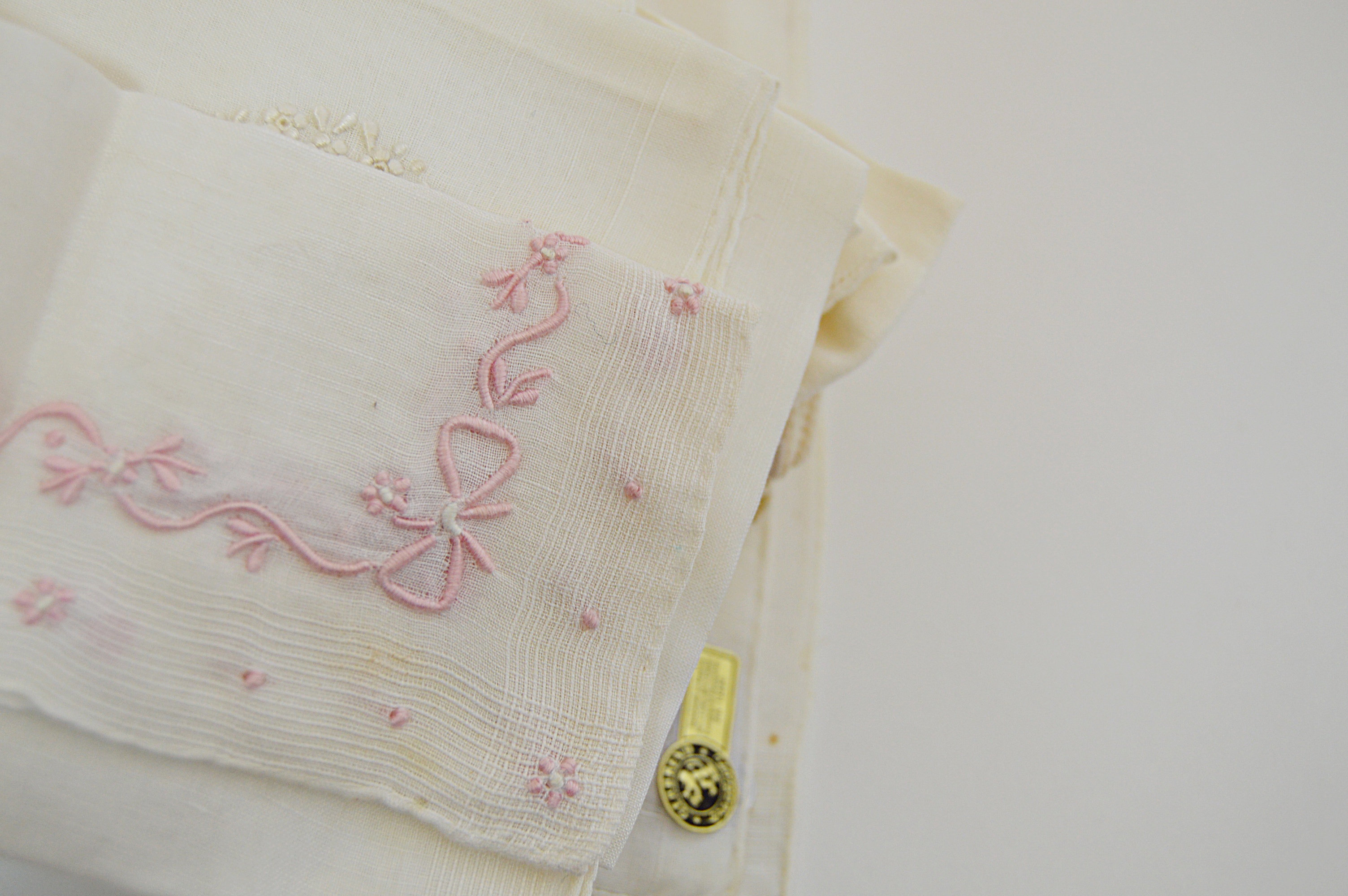 Vintage Embroidered Handkerchiefs