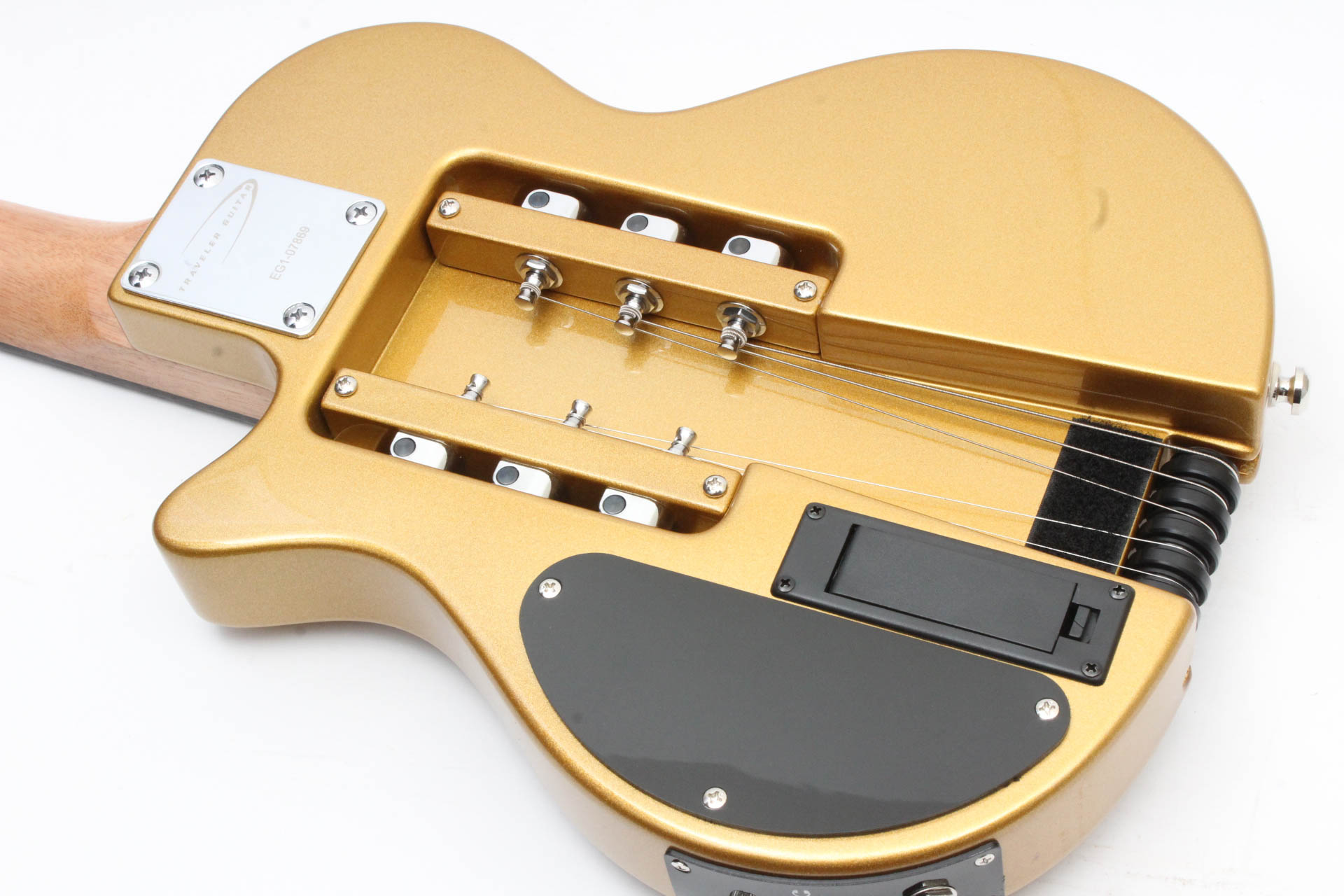 Traveler Guitar EG-1 Custom Electric Travel Guitar in Gold