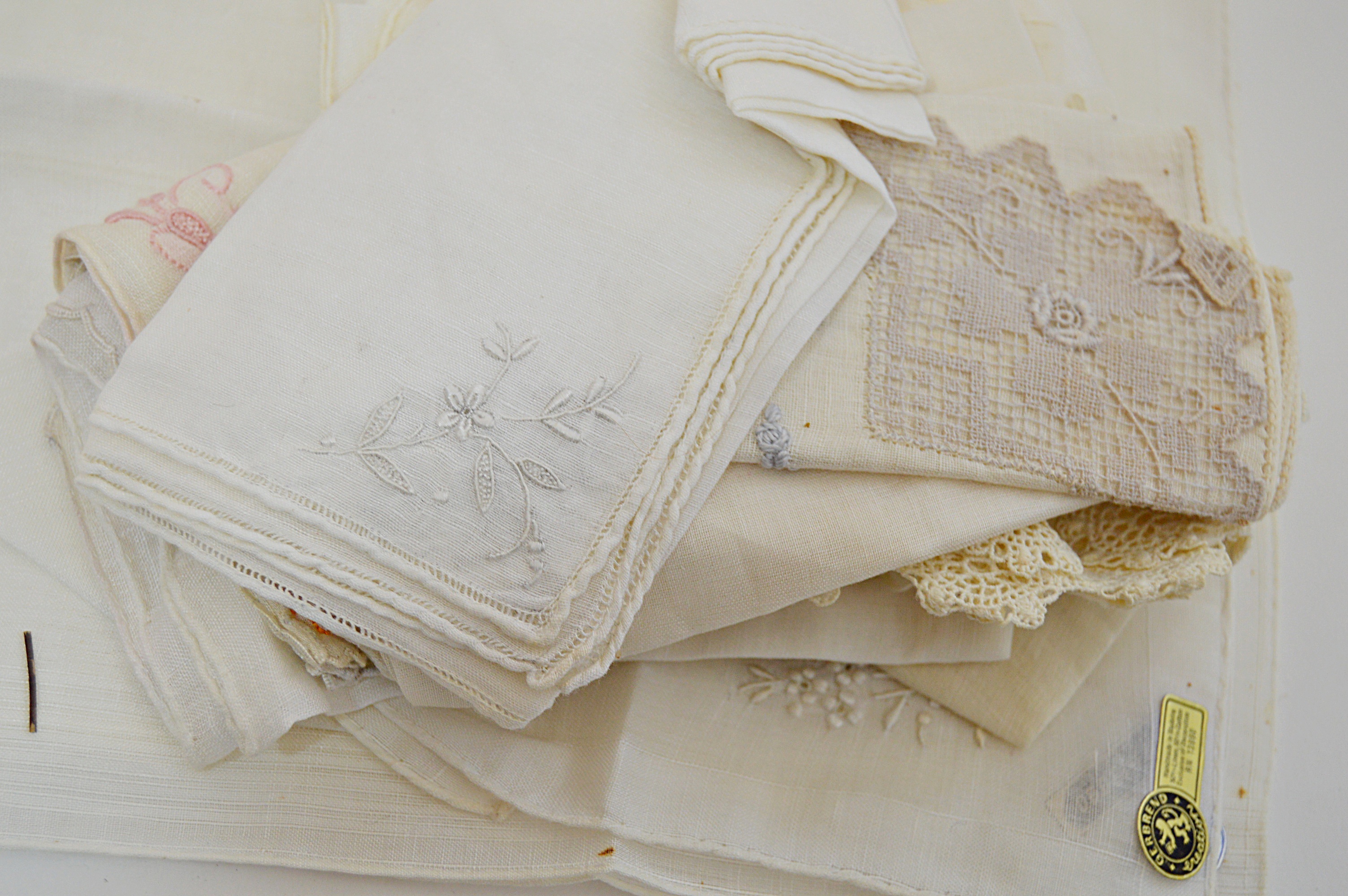 Vintage Embroidered Handkerchiefs