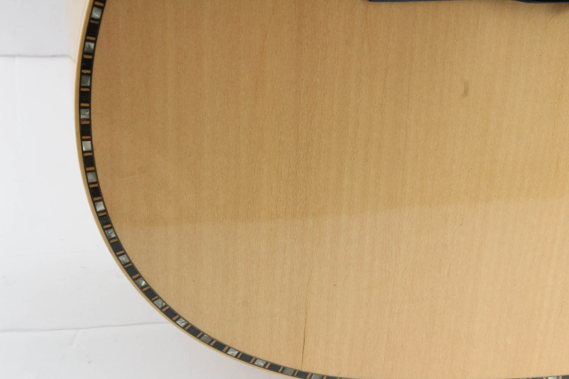 Acoustic Guitar with Mother of Pearl Inlay