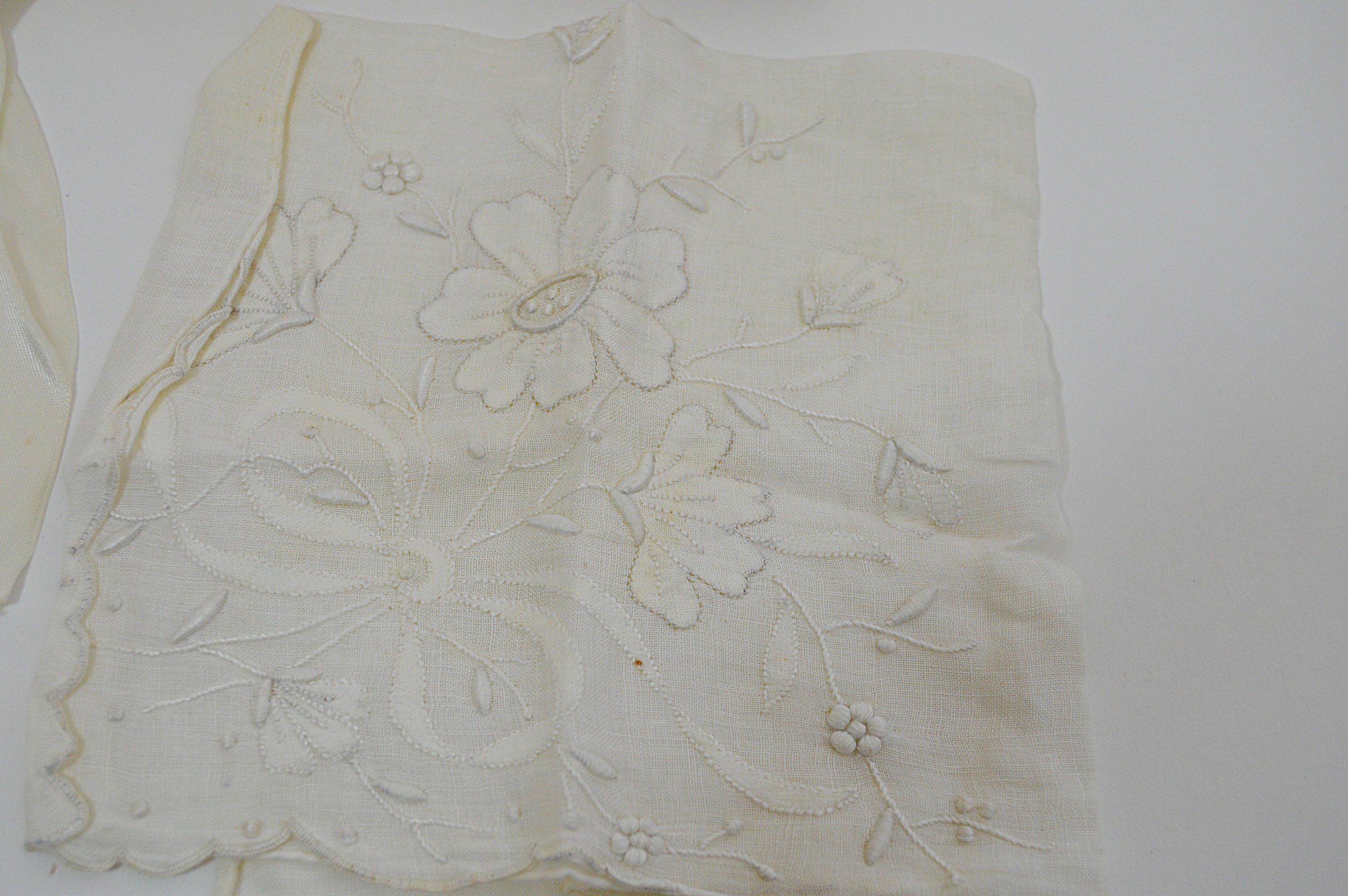 Vintage Embroidered Handkerchiefs