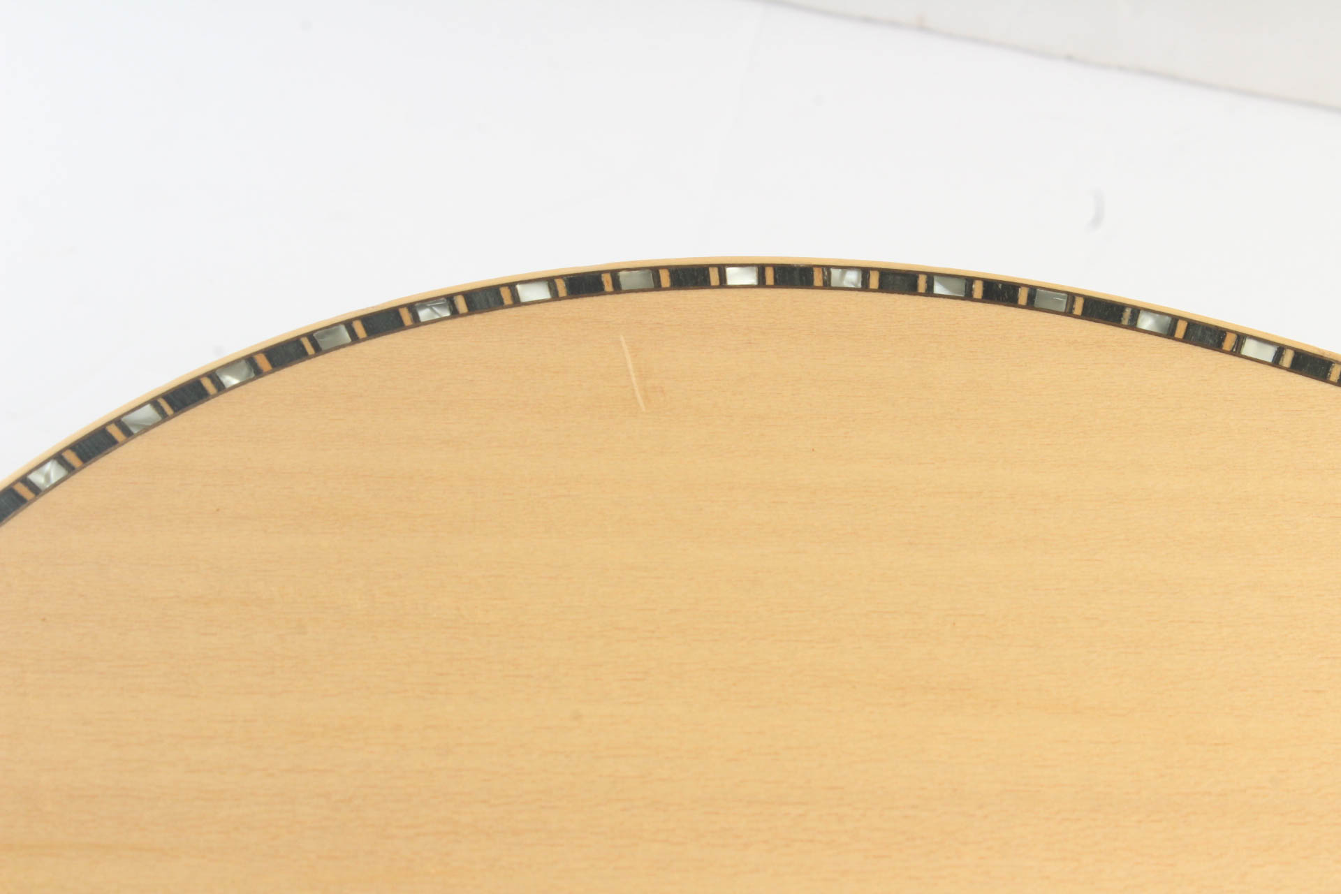 Acoustic Guitar with Mother of Pearl Inlay