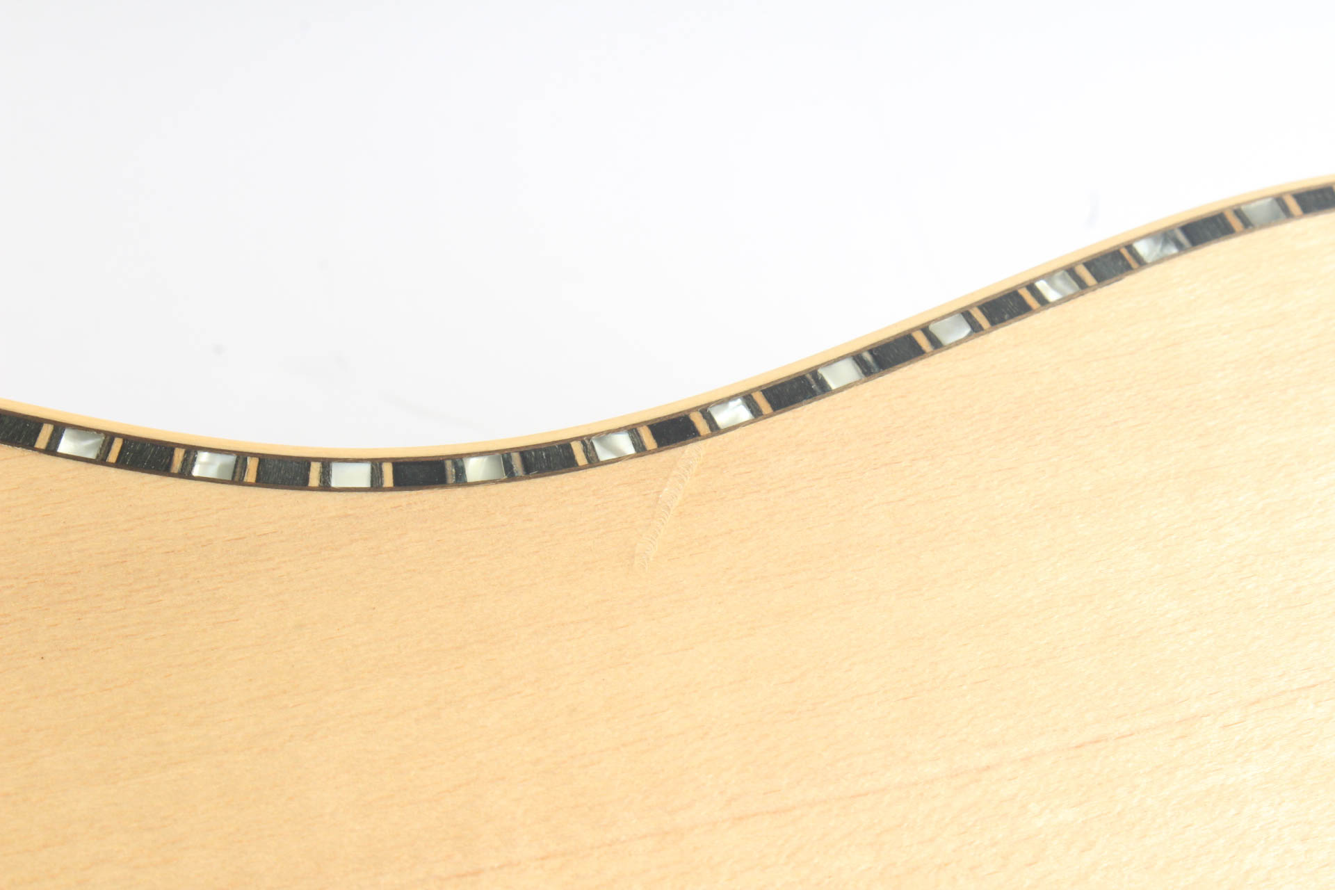 Acoustic Guitar with Mother of Pearl Inlay