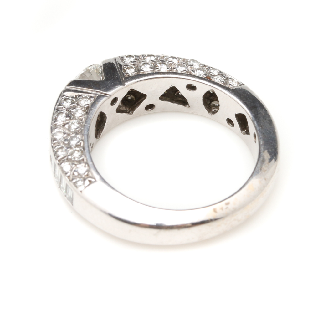 18K White Gold 1.97 CTW Diamond Ring