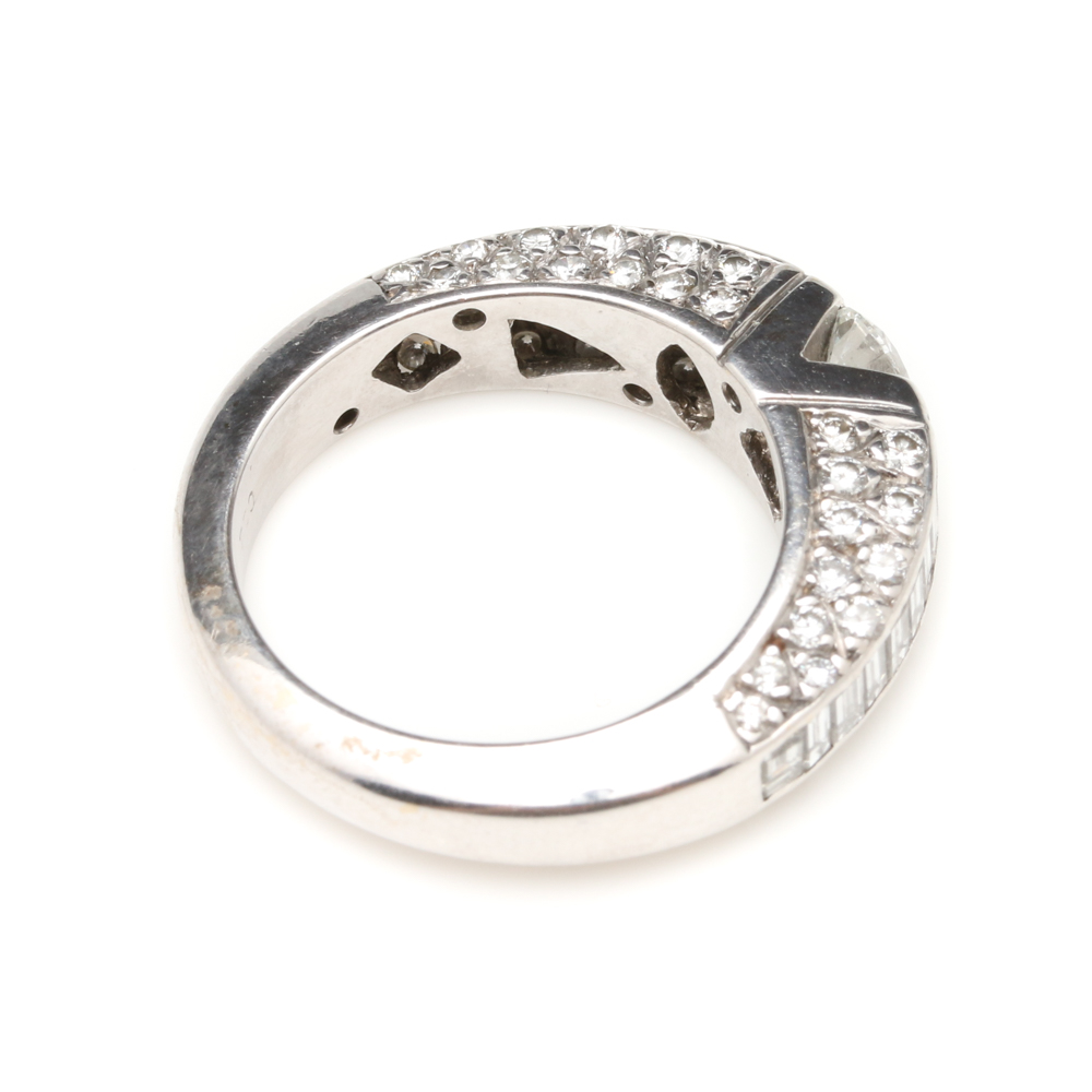 18K White Gold 1.97 CTW Diamond Ring