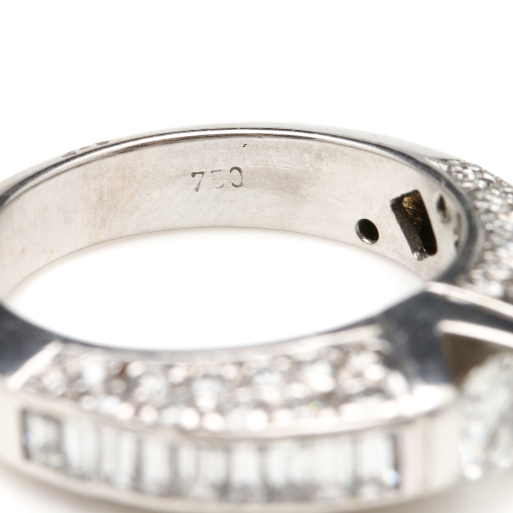 18K White Gold 1.97 CTW Diamond Ring