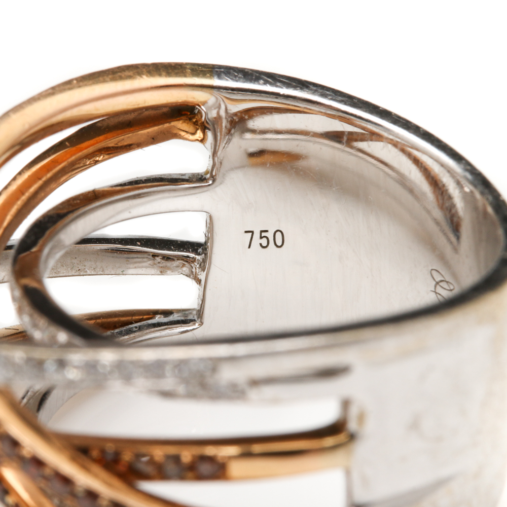 Chérie-Dori 18K White Gold 0.95 CTW Diamond Ring