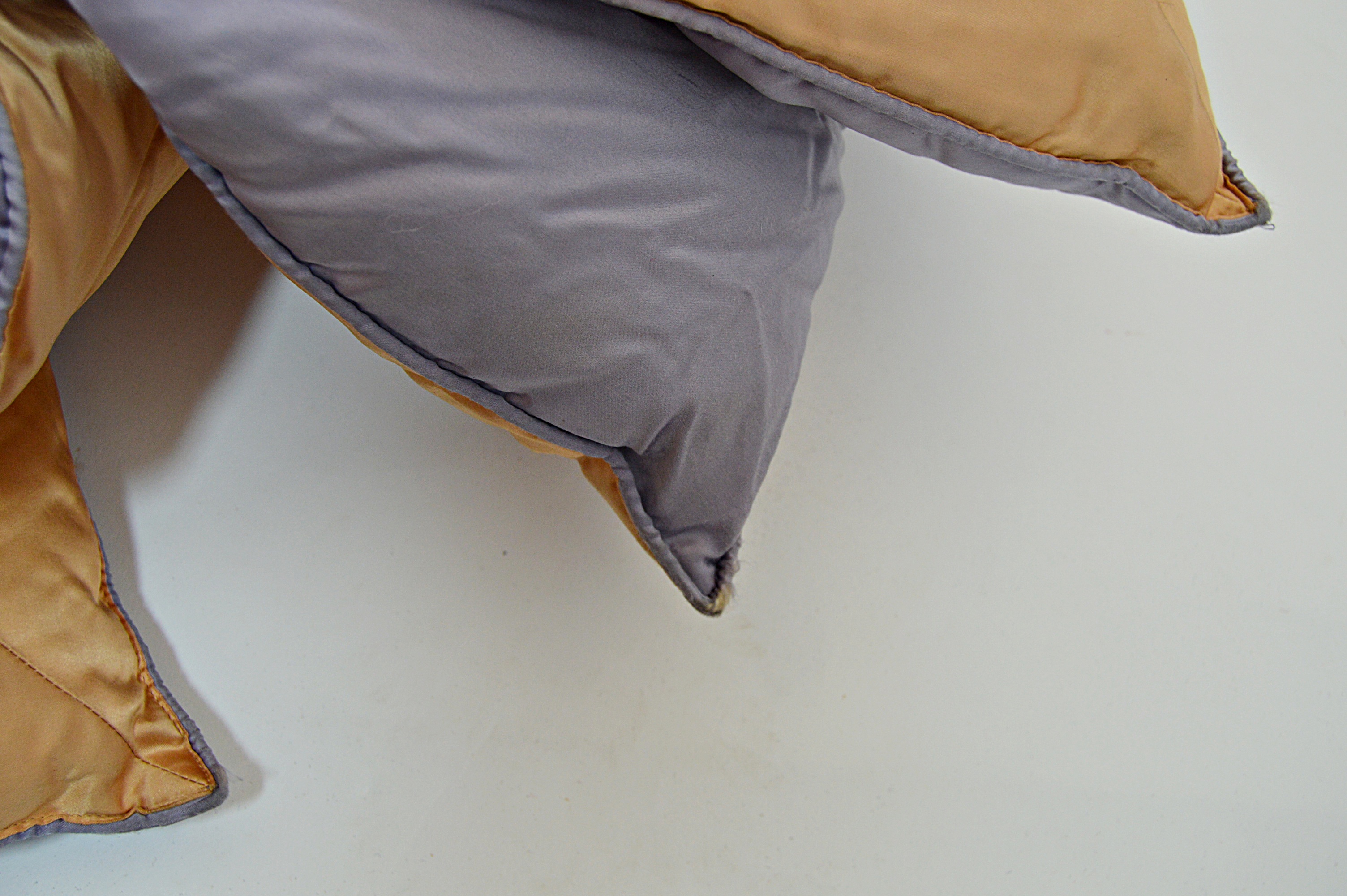 Vintage Down-Filled Satin Coverlet