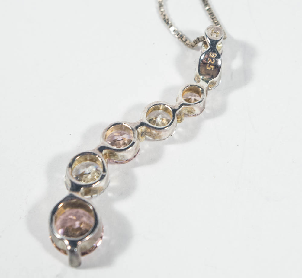 Sterling Silver Necklace Chains, Bracelet, Earrings, and Ring