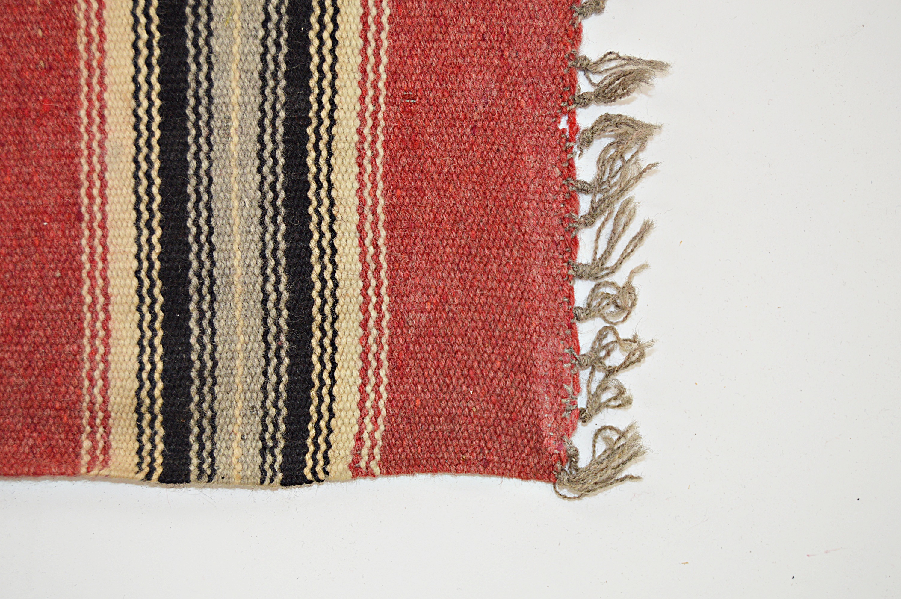 Vintage Native American Style Handwoven Woolen Textile
