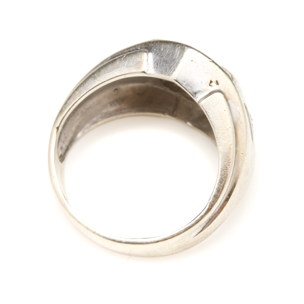 TRU-BLU 14K White Gold Diamond Ring