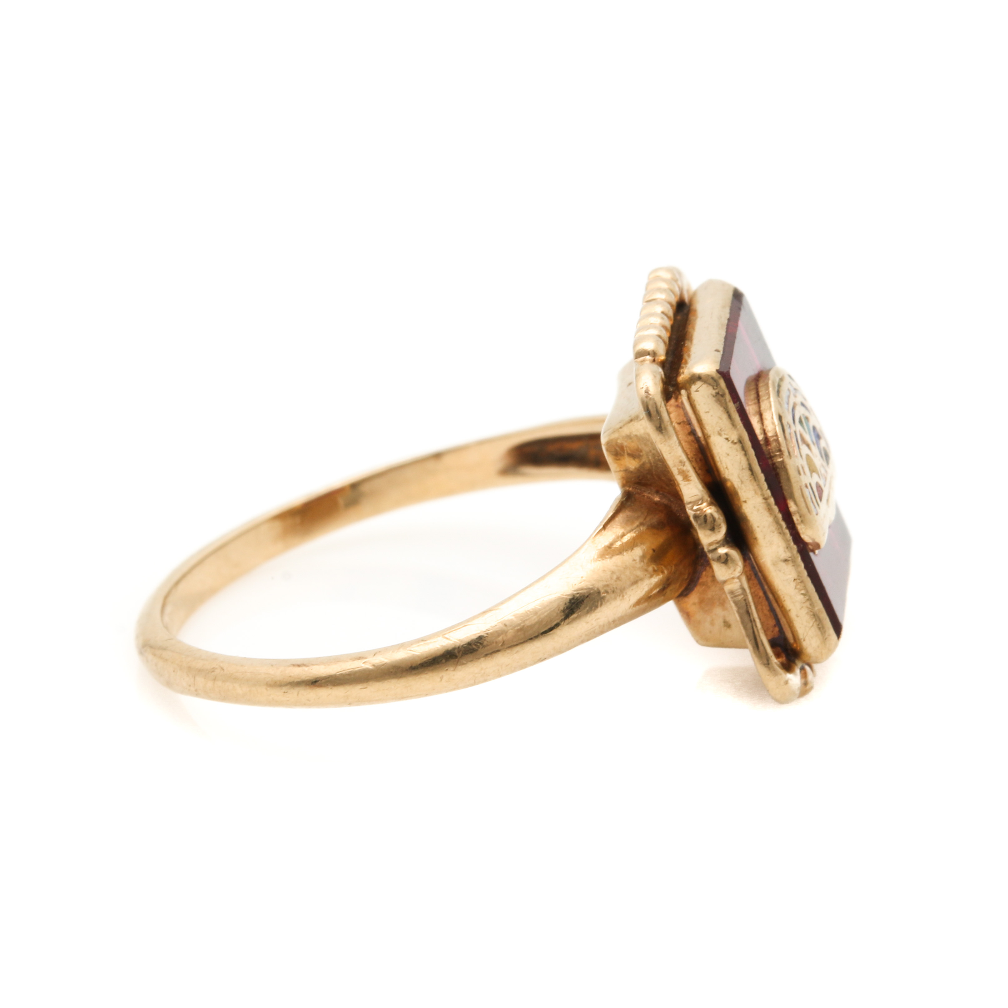 10K Yellow Gold Ruby Ring