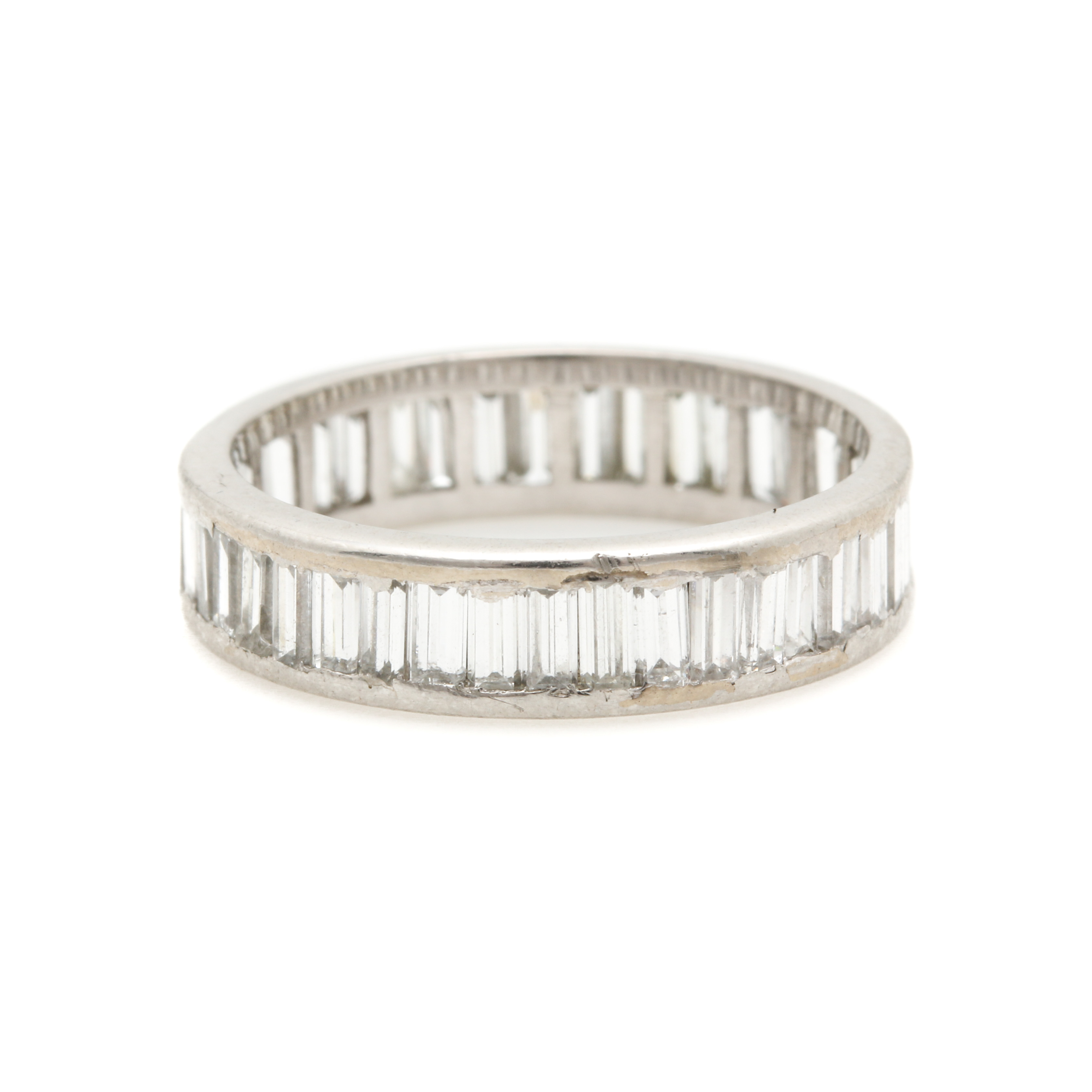 Platinum 2.46 CTW Diamond Eternity Ring