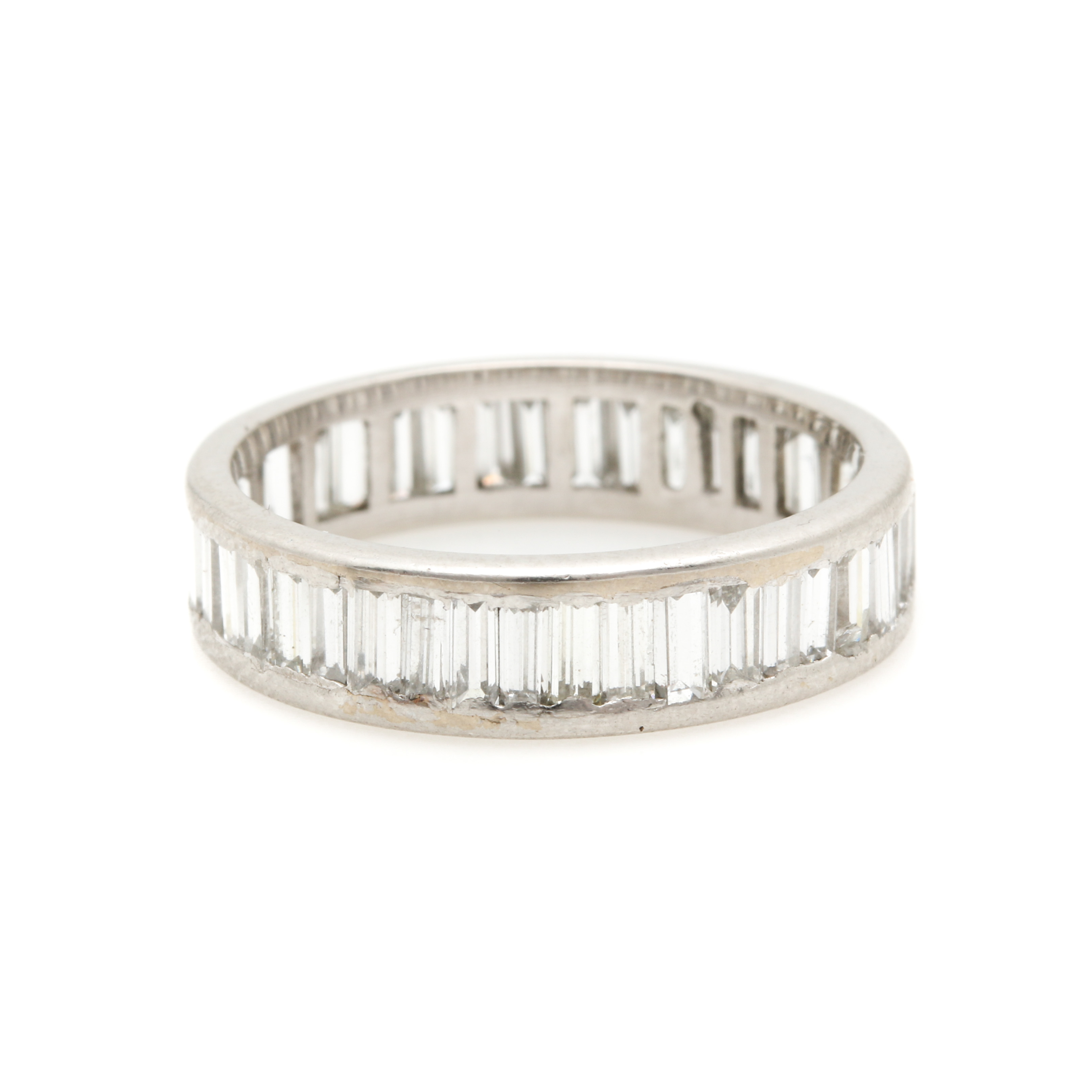 Platinum 2.46 CTW Diamond Eternity Ring
