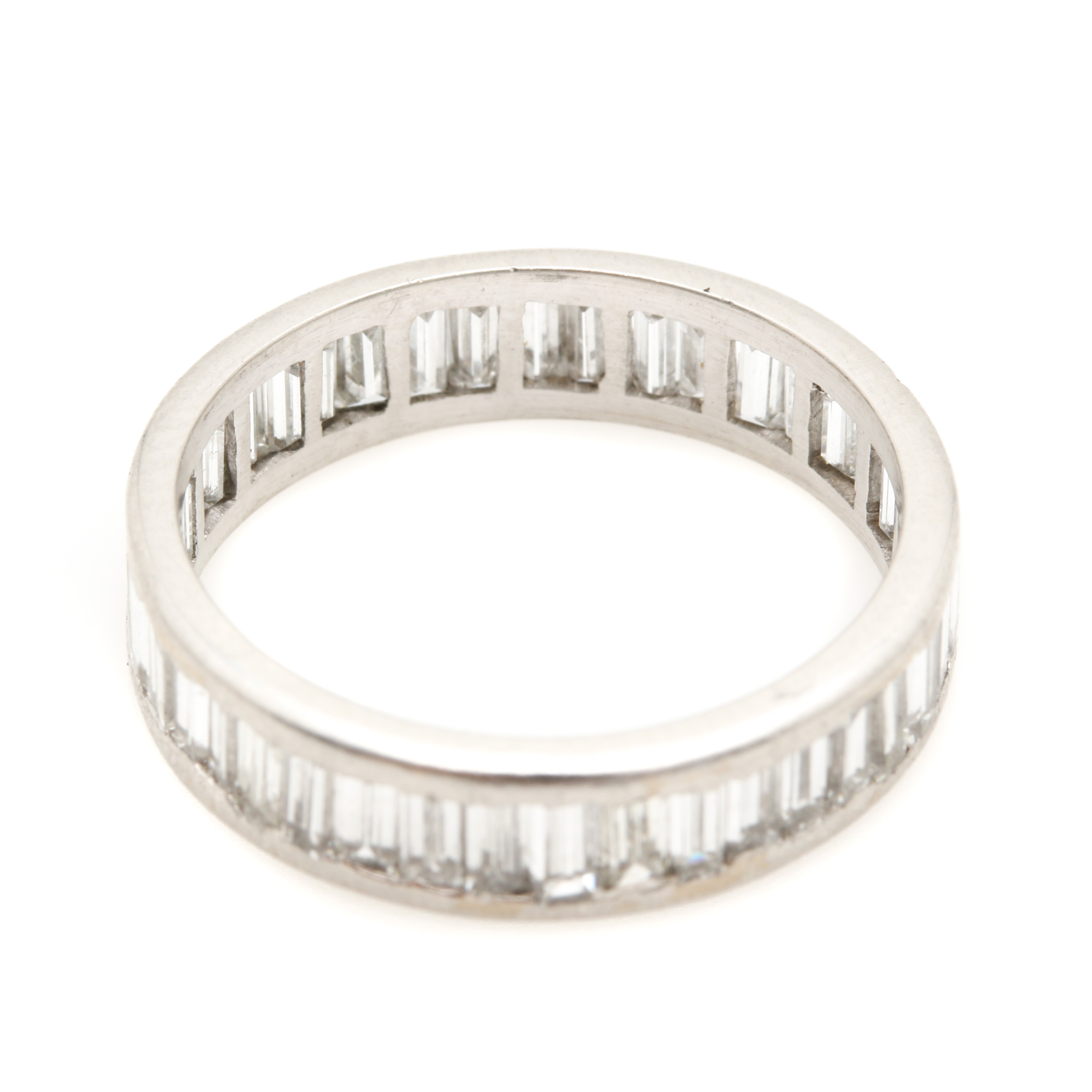 Platinum 2.46 CTW Diamond Eternity Ring
