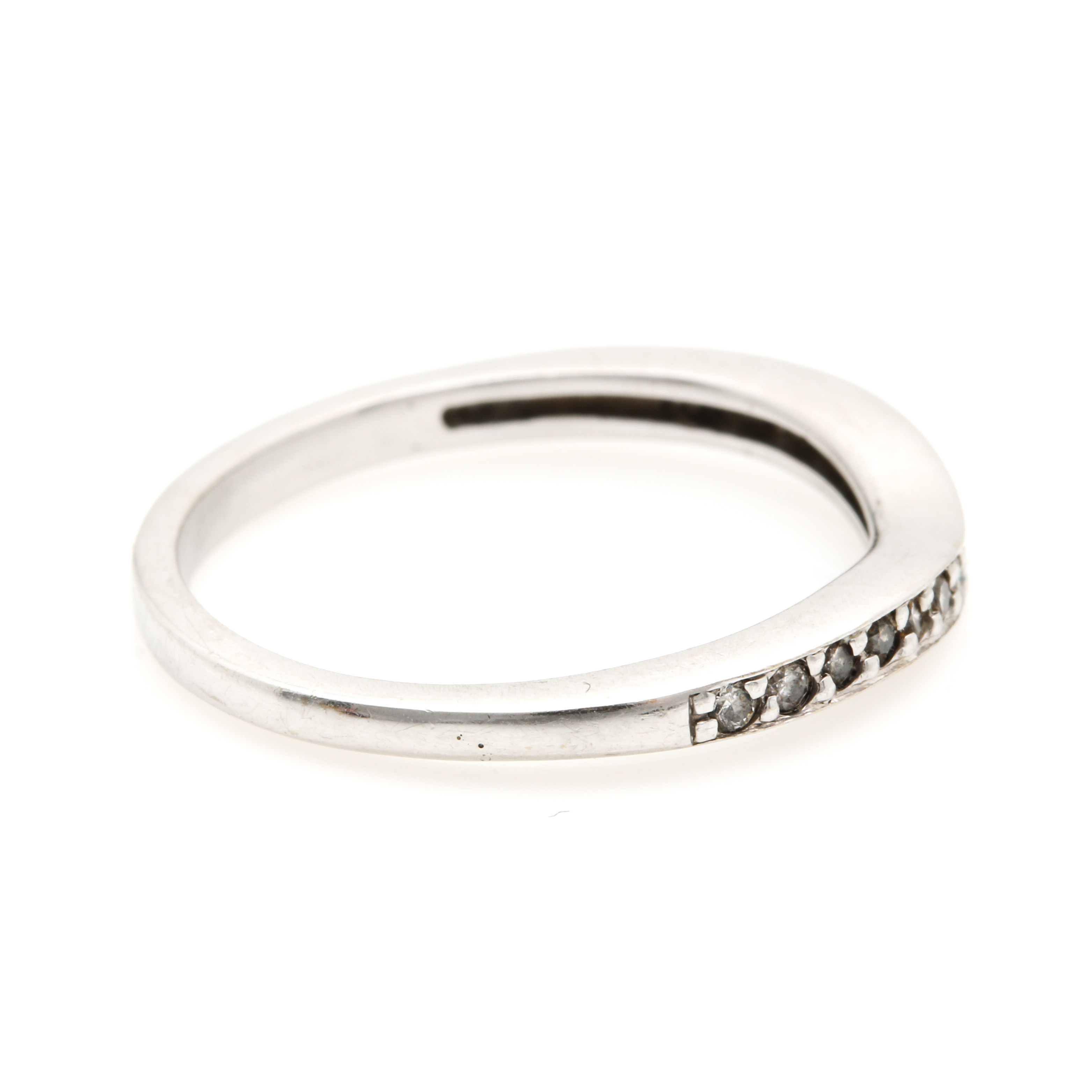 14K White Gold Diamond Ring