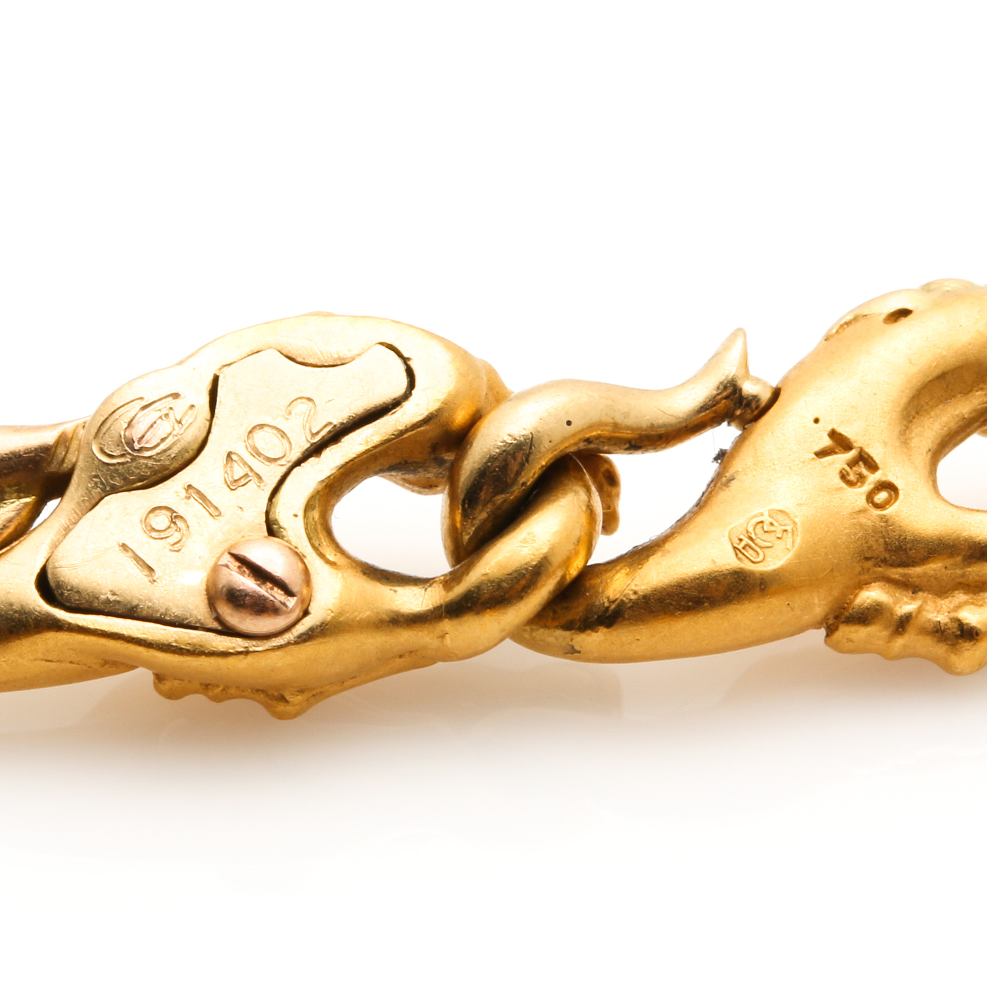Carrera Y Carrera 18K Yellow Gold Horse Link Bracelet