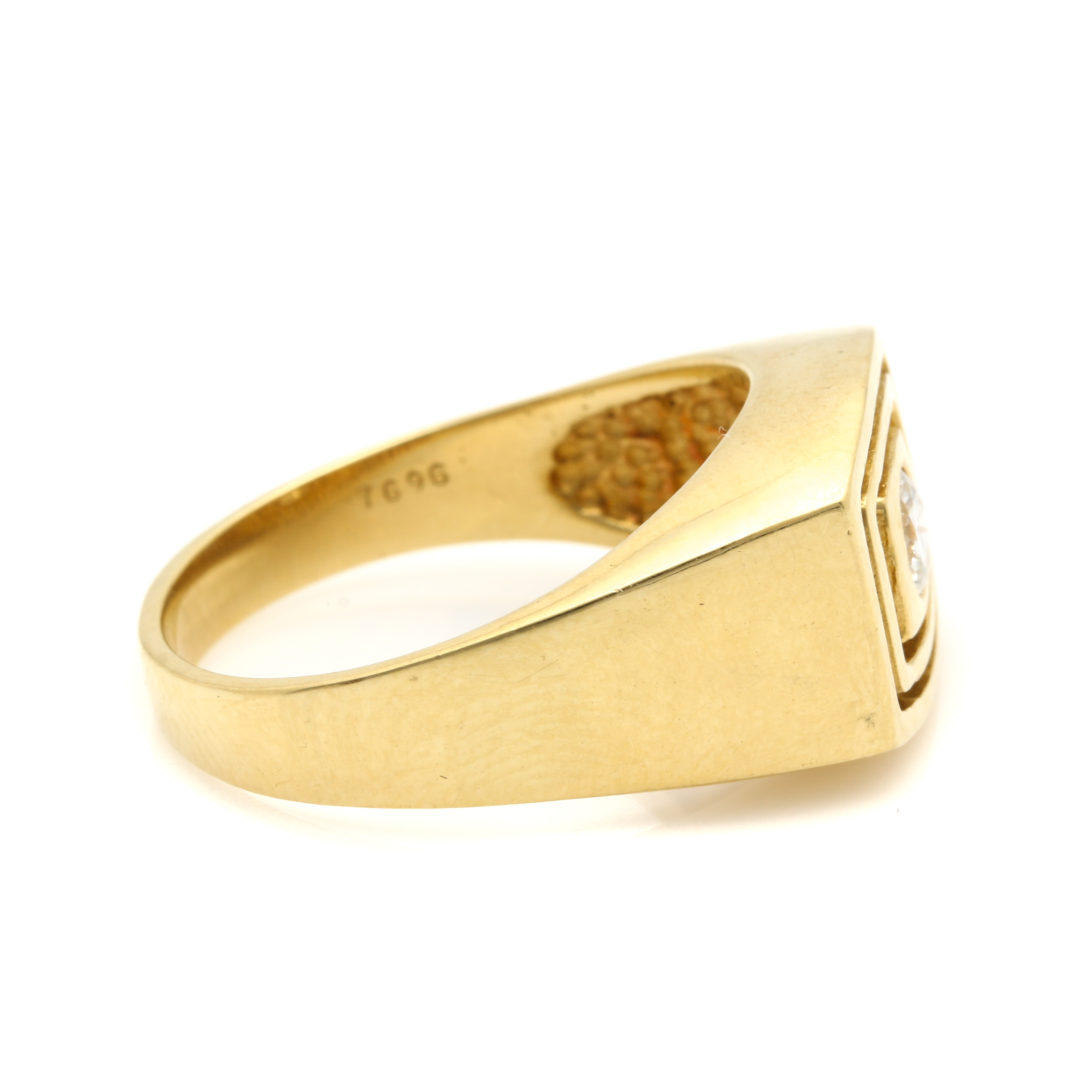 18K Yellow Gold Diamond Ring