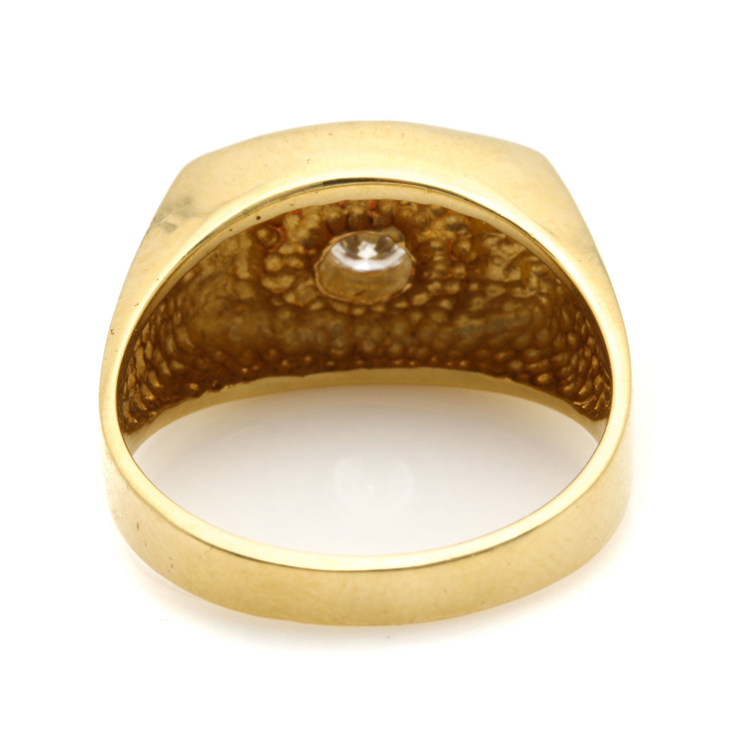18K Yellow Gold Diamond Ring