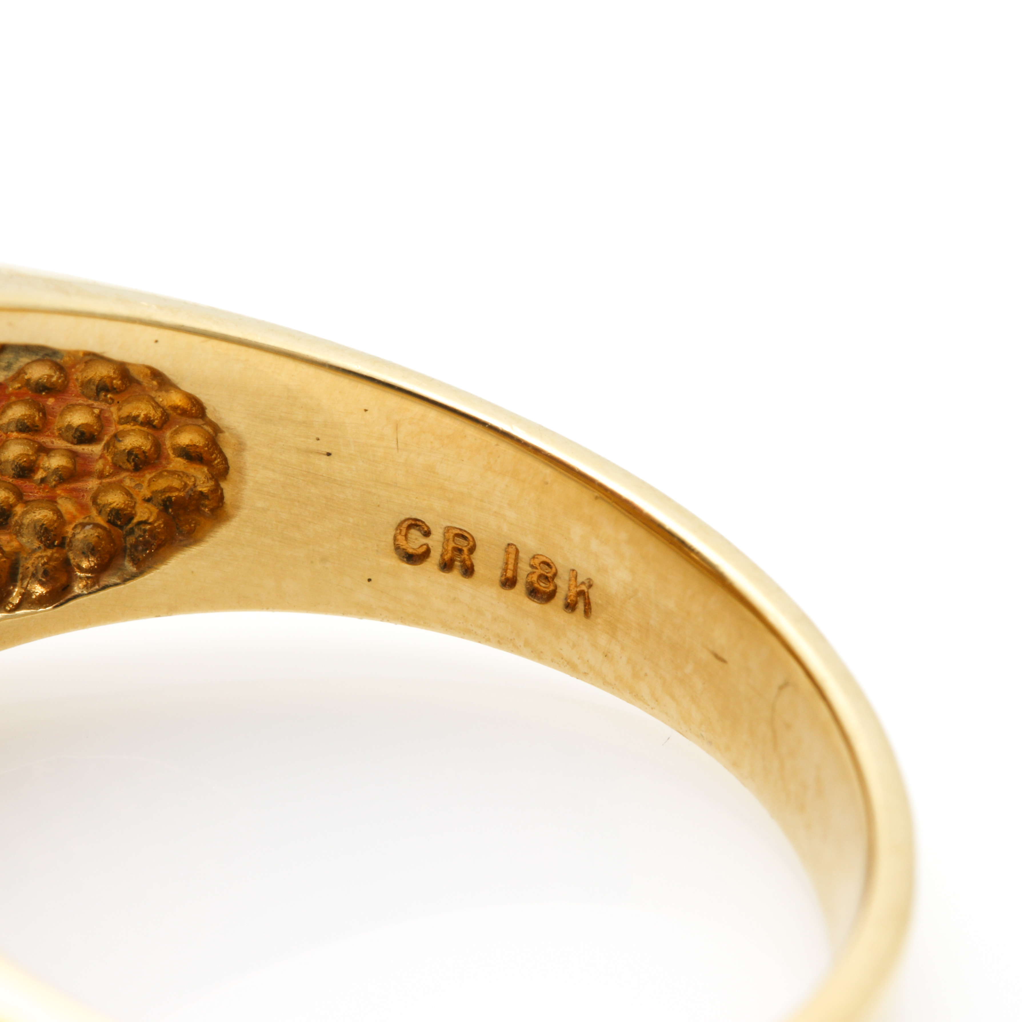 18K Yellow Gold Diamond Ring