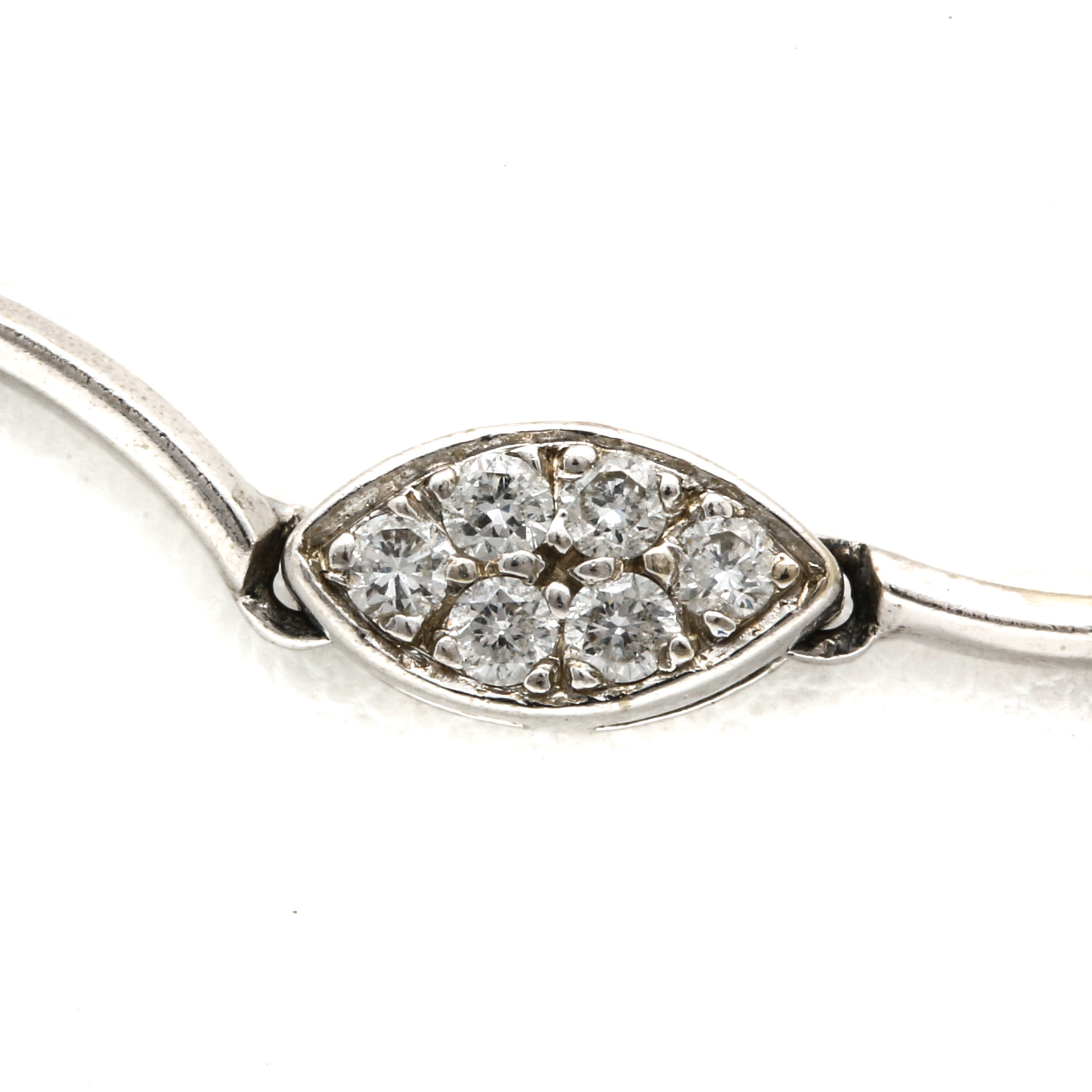 14K White Gold 1.46 CTW Diamond Necklace