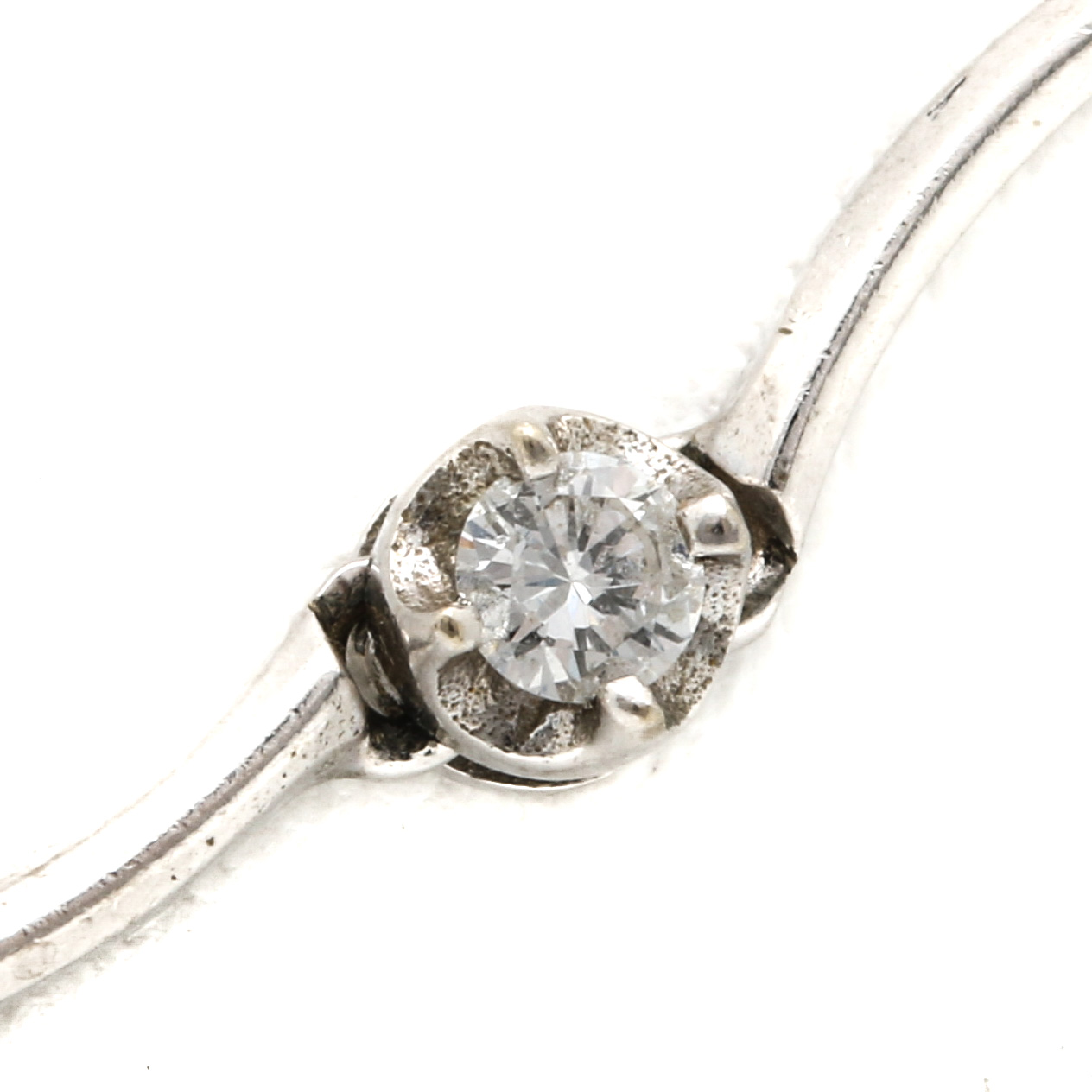 14K White Gold 1.46 CTW Diamond Necklace