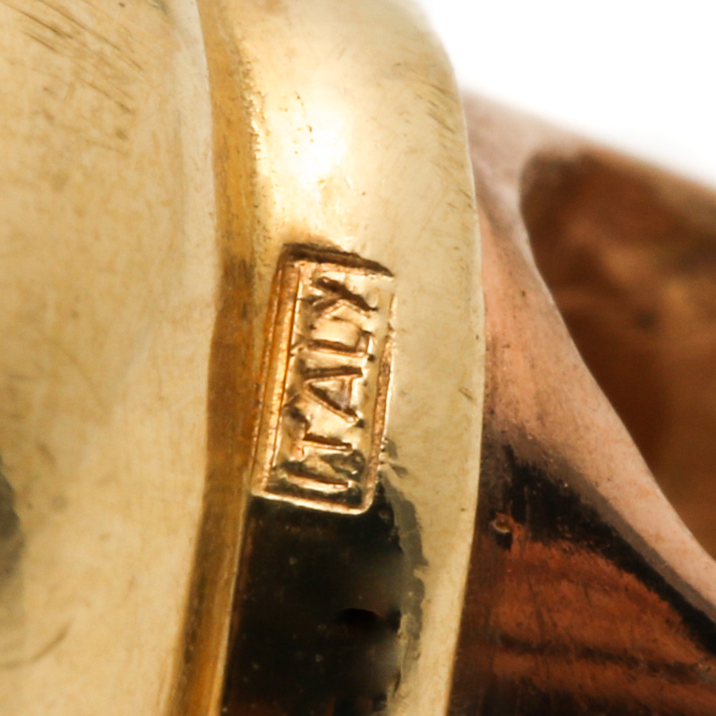 18K Tri-Tone Cable Chain Bracelet