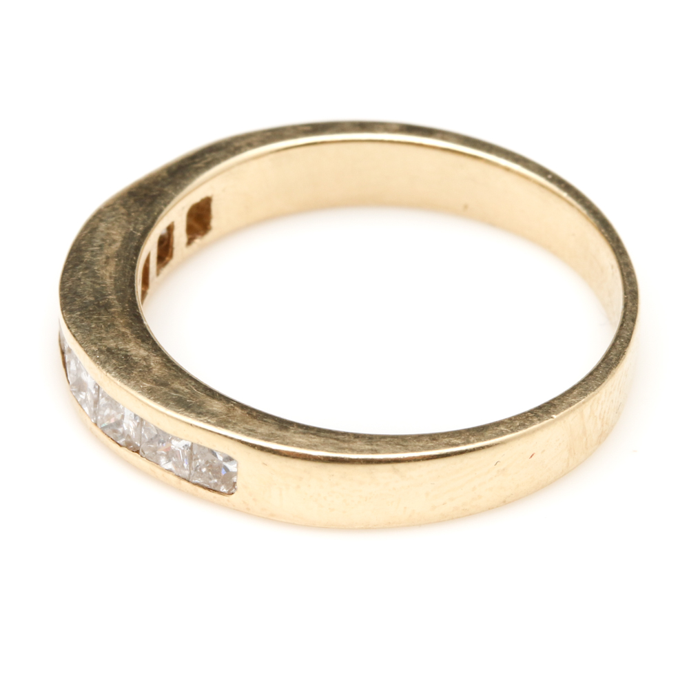 14K Yellow Gold 1.73 CTW Diamond Bridal Set Rings