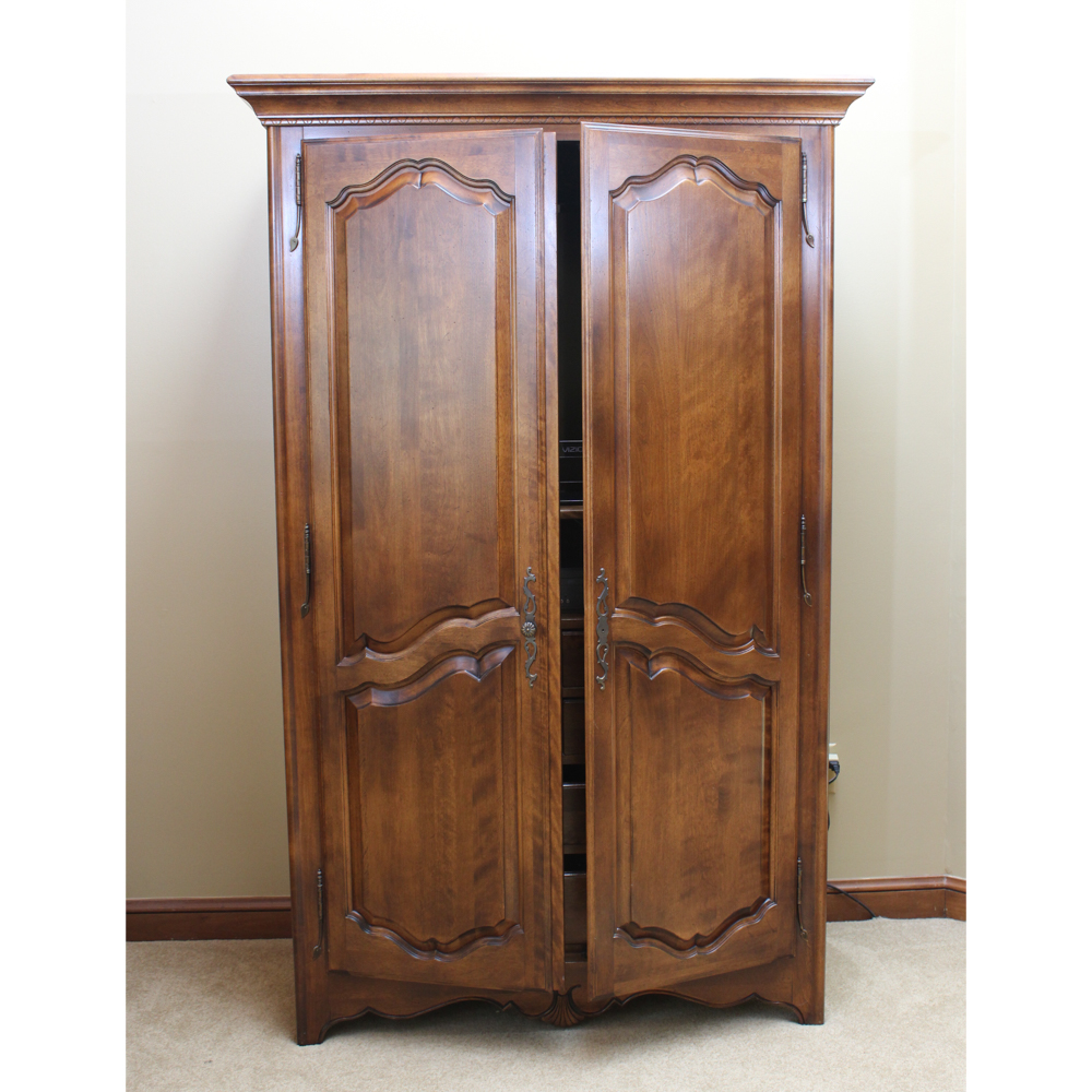 Oak Armoire by Ethan Allen