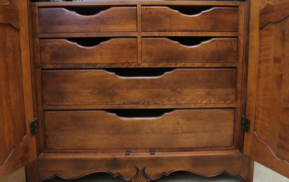 Oak Armoire by Ethan Allen