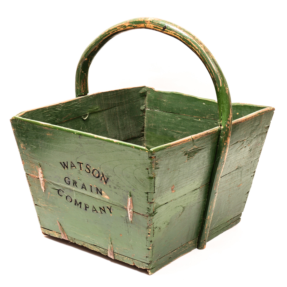 Vintage Watson Grain Company Basket