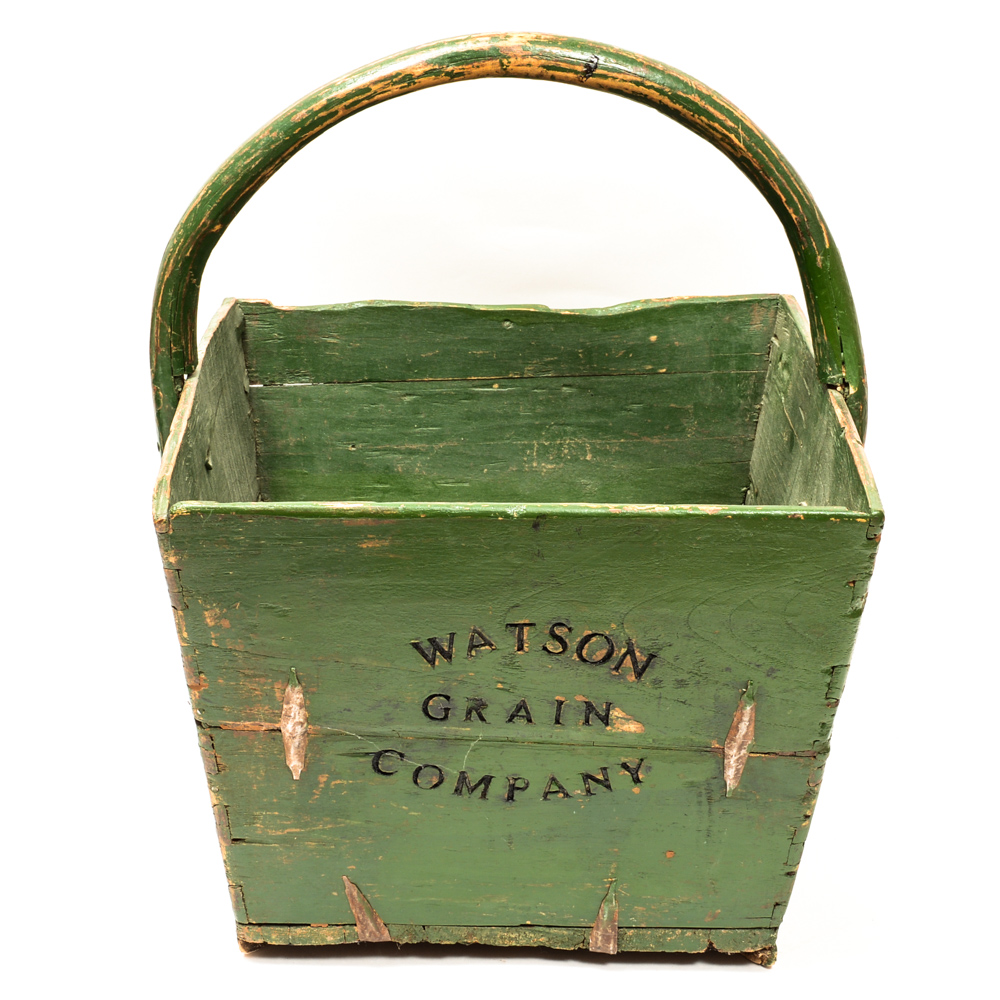 Vintage Watson Grain Company Basket