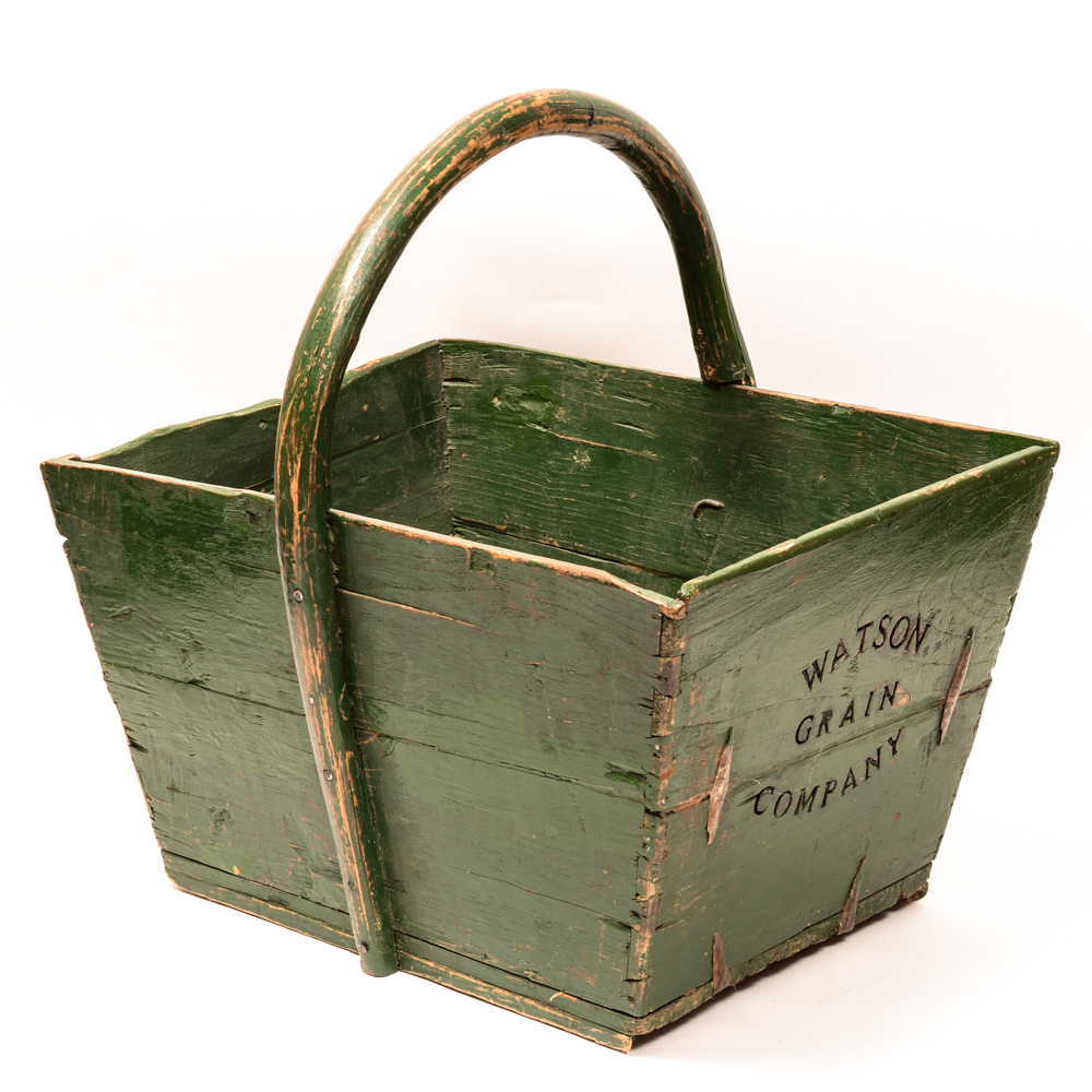 Vintage Watson Grain Company Basket