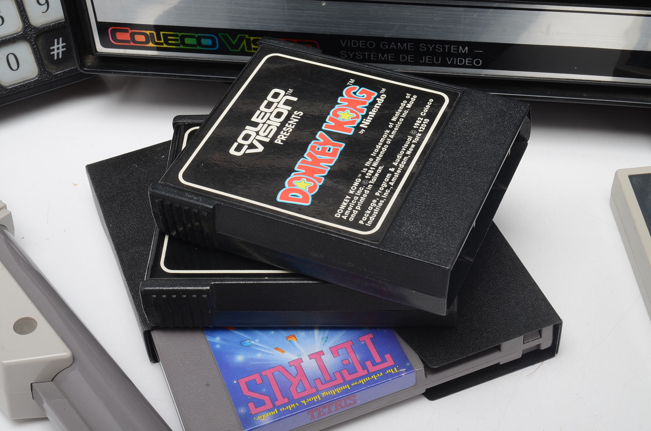 Vintage Colecovision and Nintendo Gaming Console