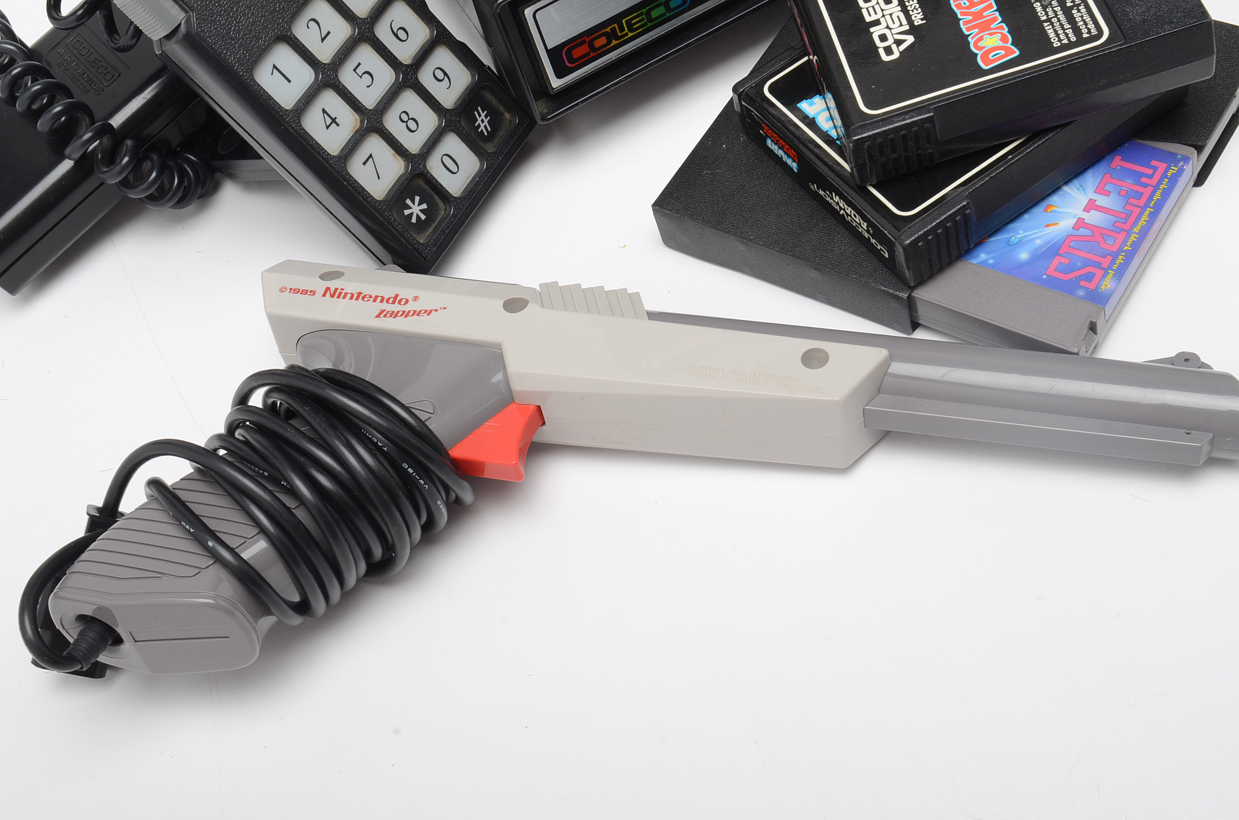 Vintage Colecovision and Nintendo Gaming Console