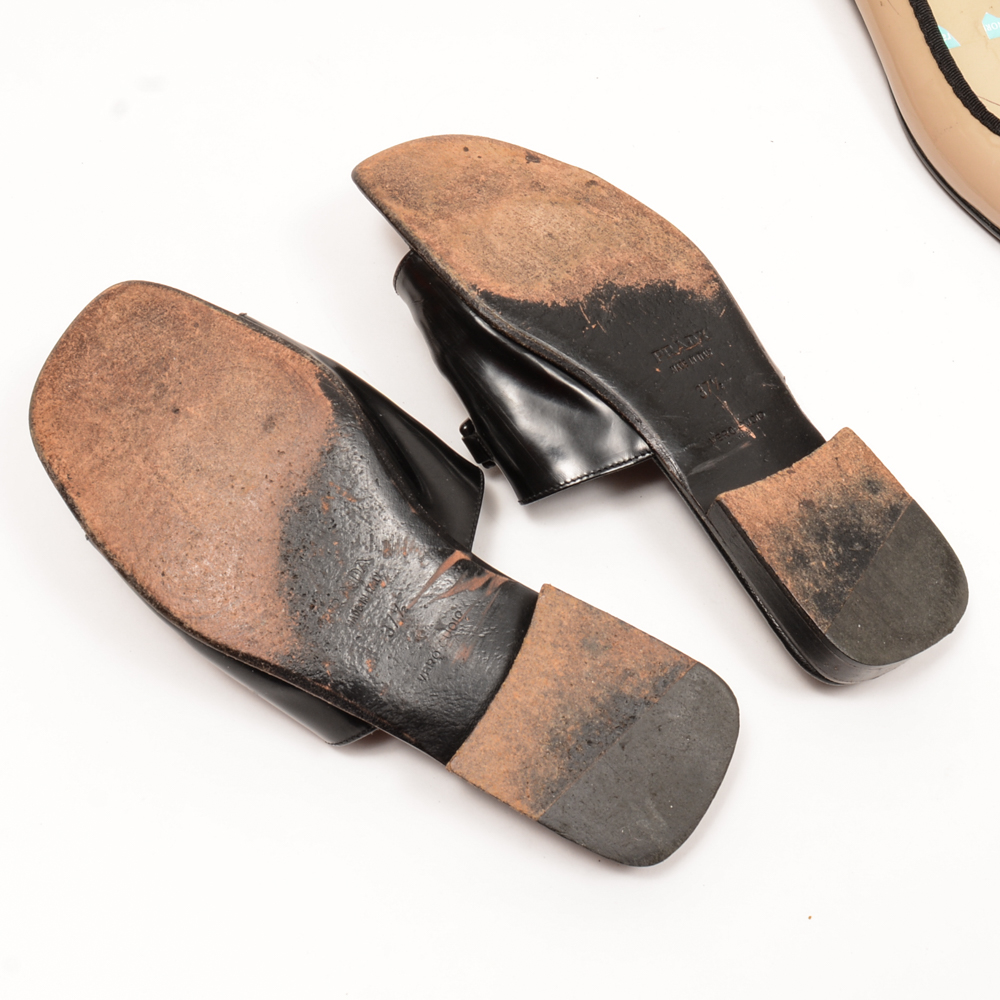 Women's Shoes Including Prada and Lacoste