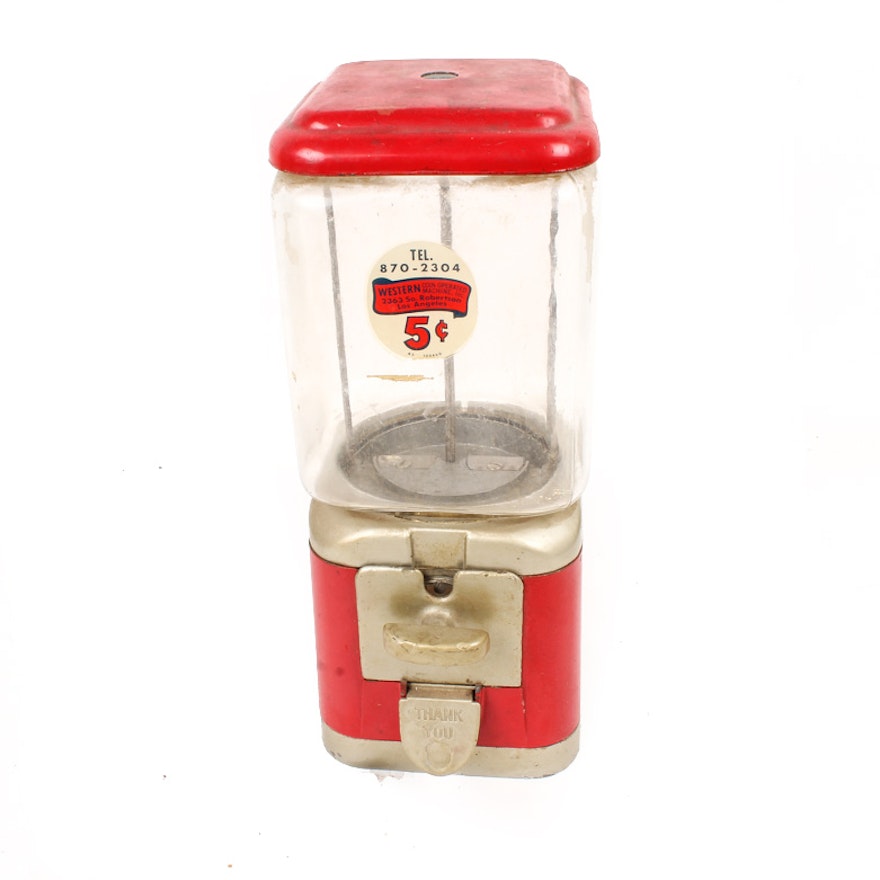 Western Company Gumball Machine