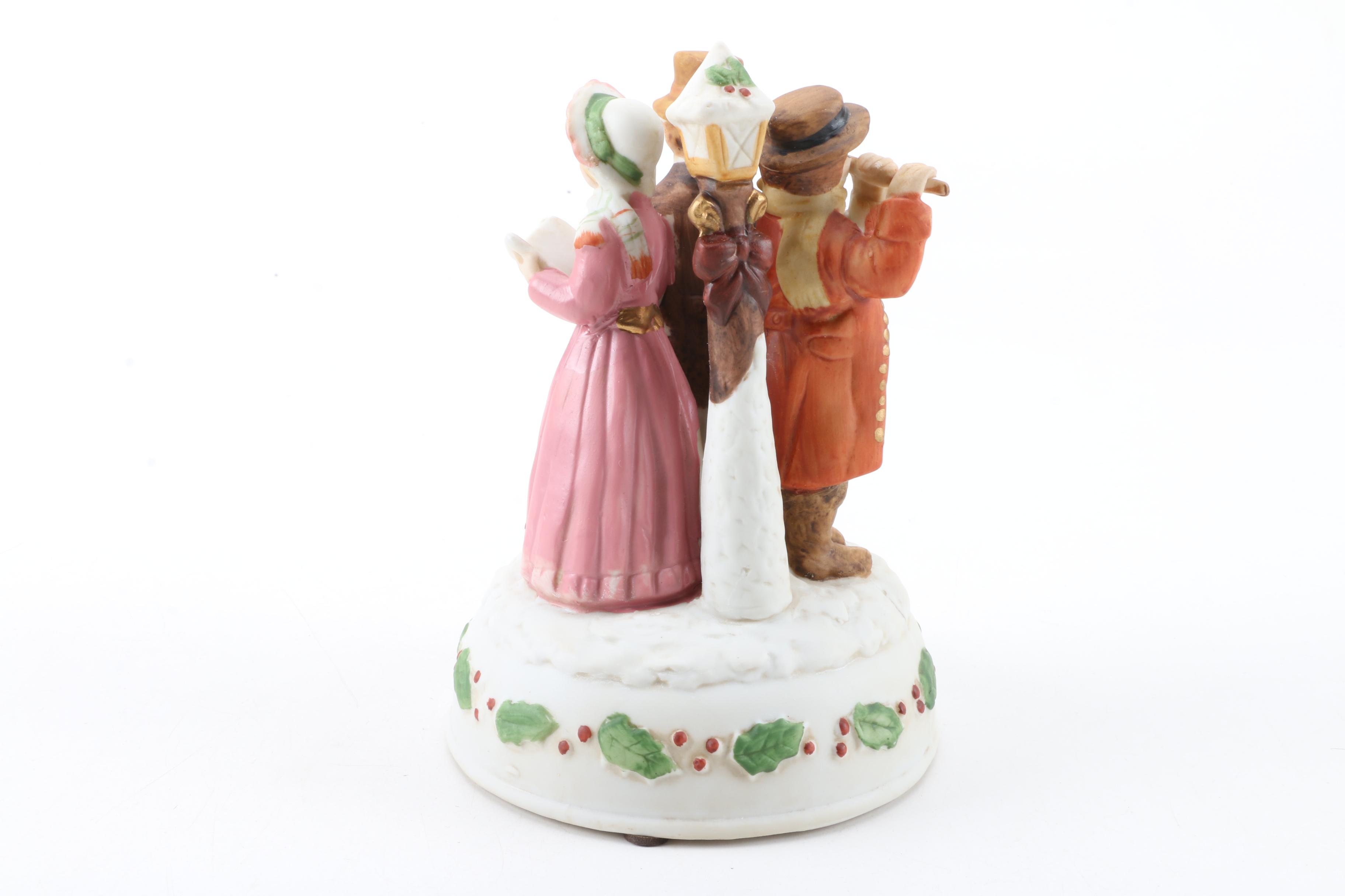 Ceramic Christmas Musical Figurines
