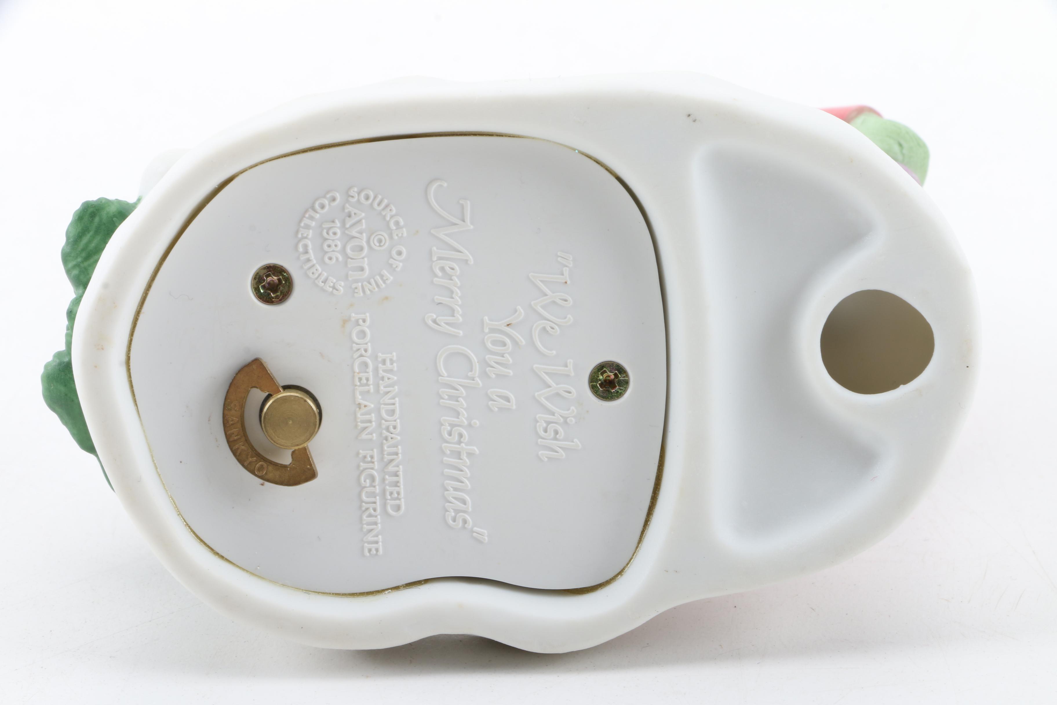 Ceramic Christmas Musical Figurines