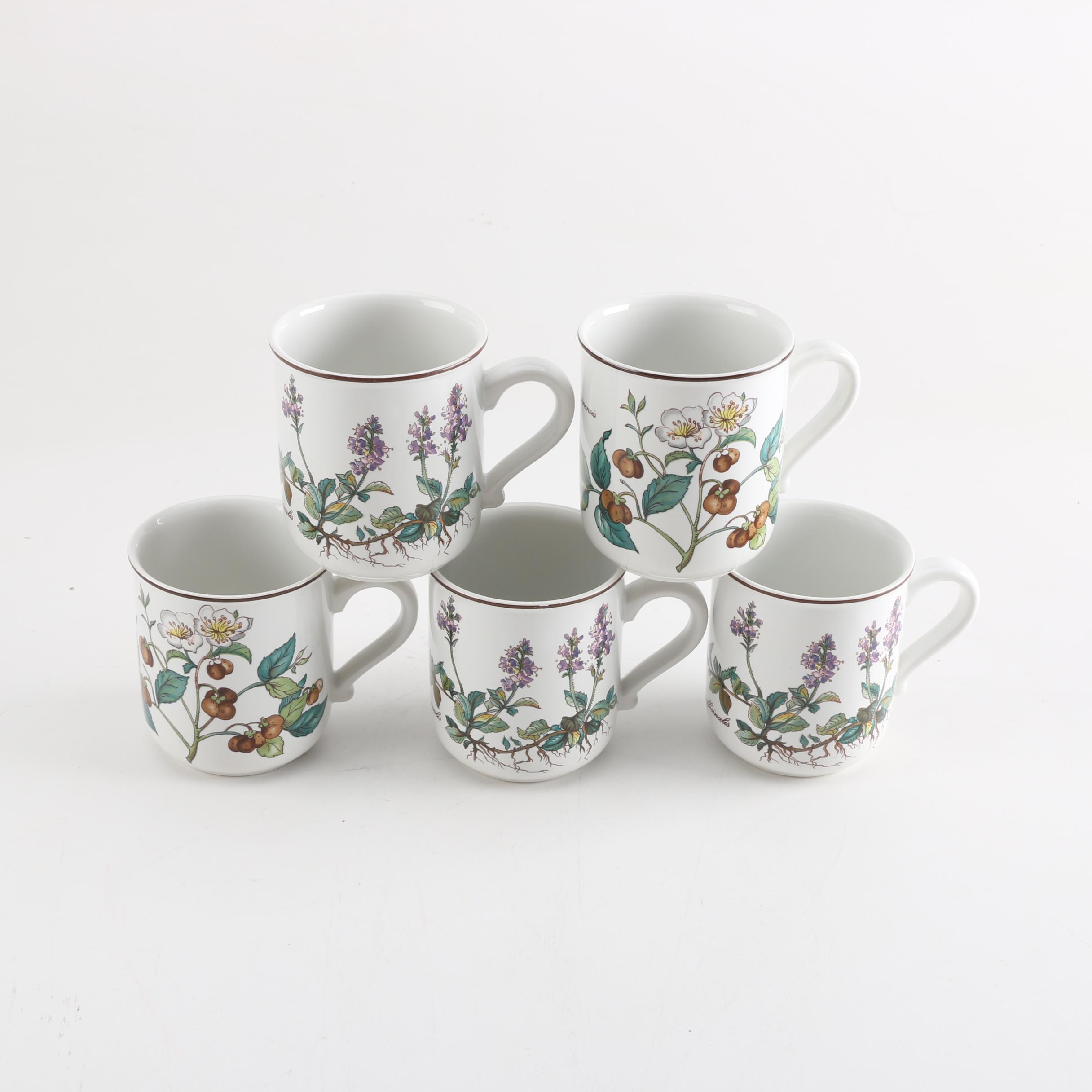 Villeroy & Boch "Botanica" Porcelain Teacups