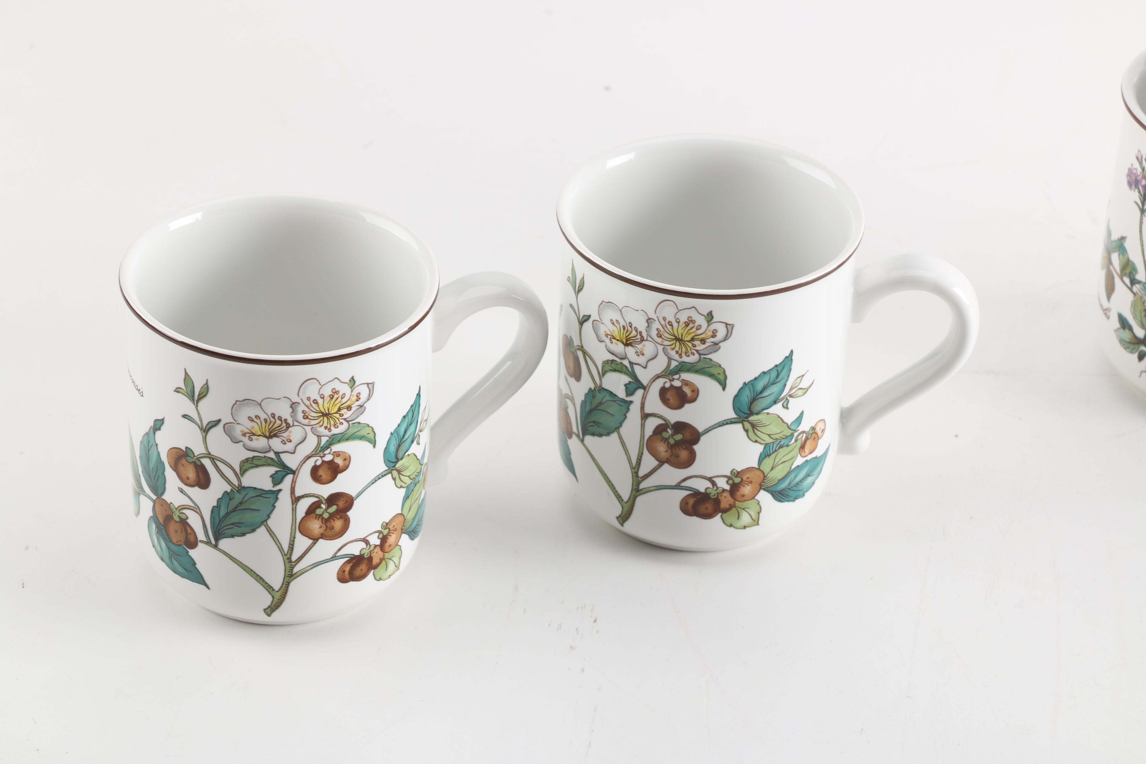 Villeroy & Boch "Botanica" Porcelain Teacups