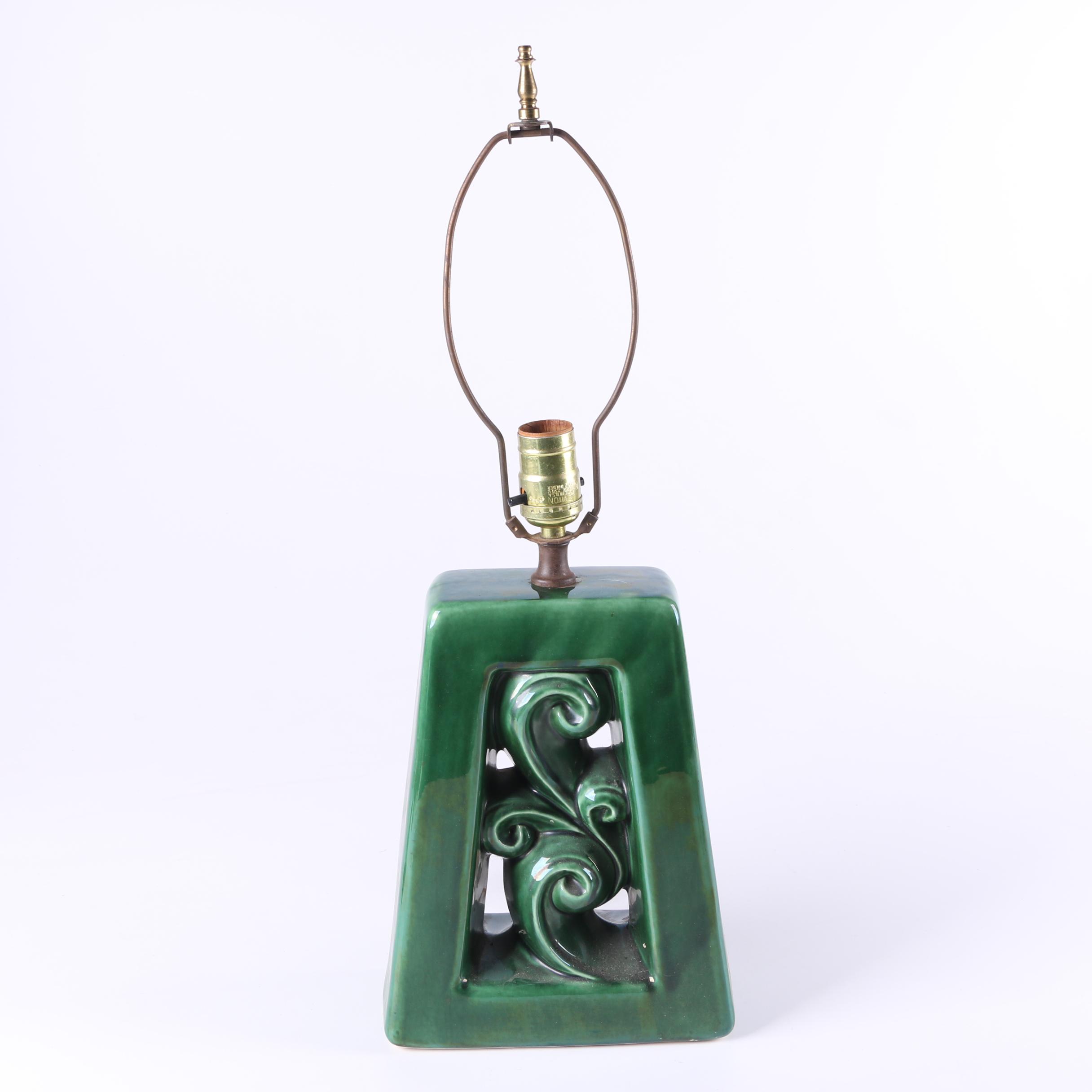 Vintage Mid Century Modern Ceramic Table Lamp