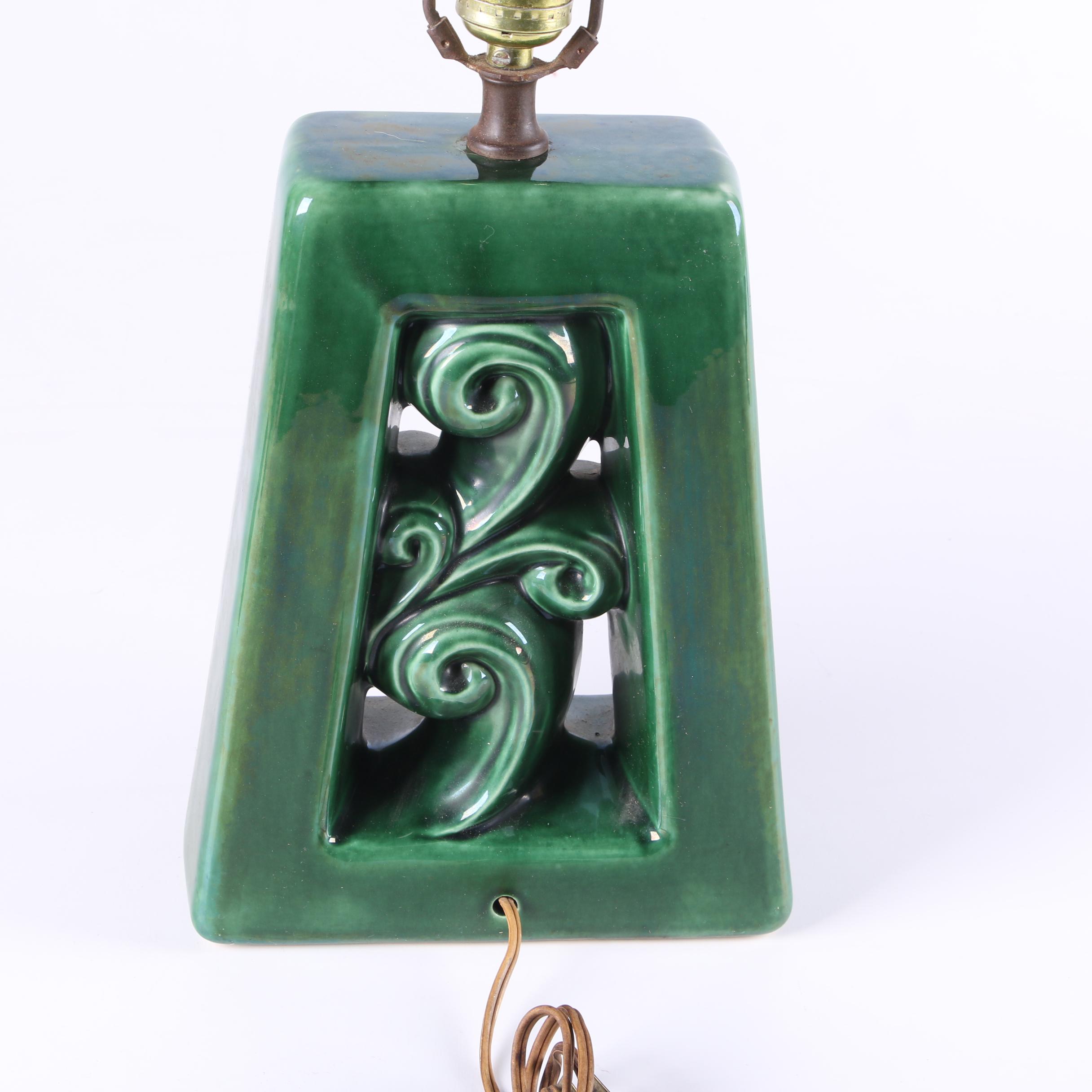 Vintage Mid Century Modern Ceramic Table Lamp