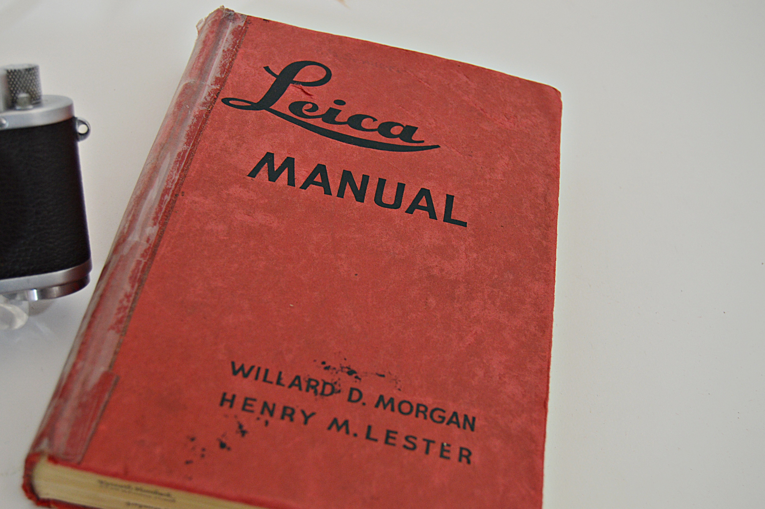 Vintage Leica Camera with Manual and Case