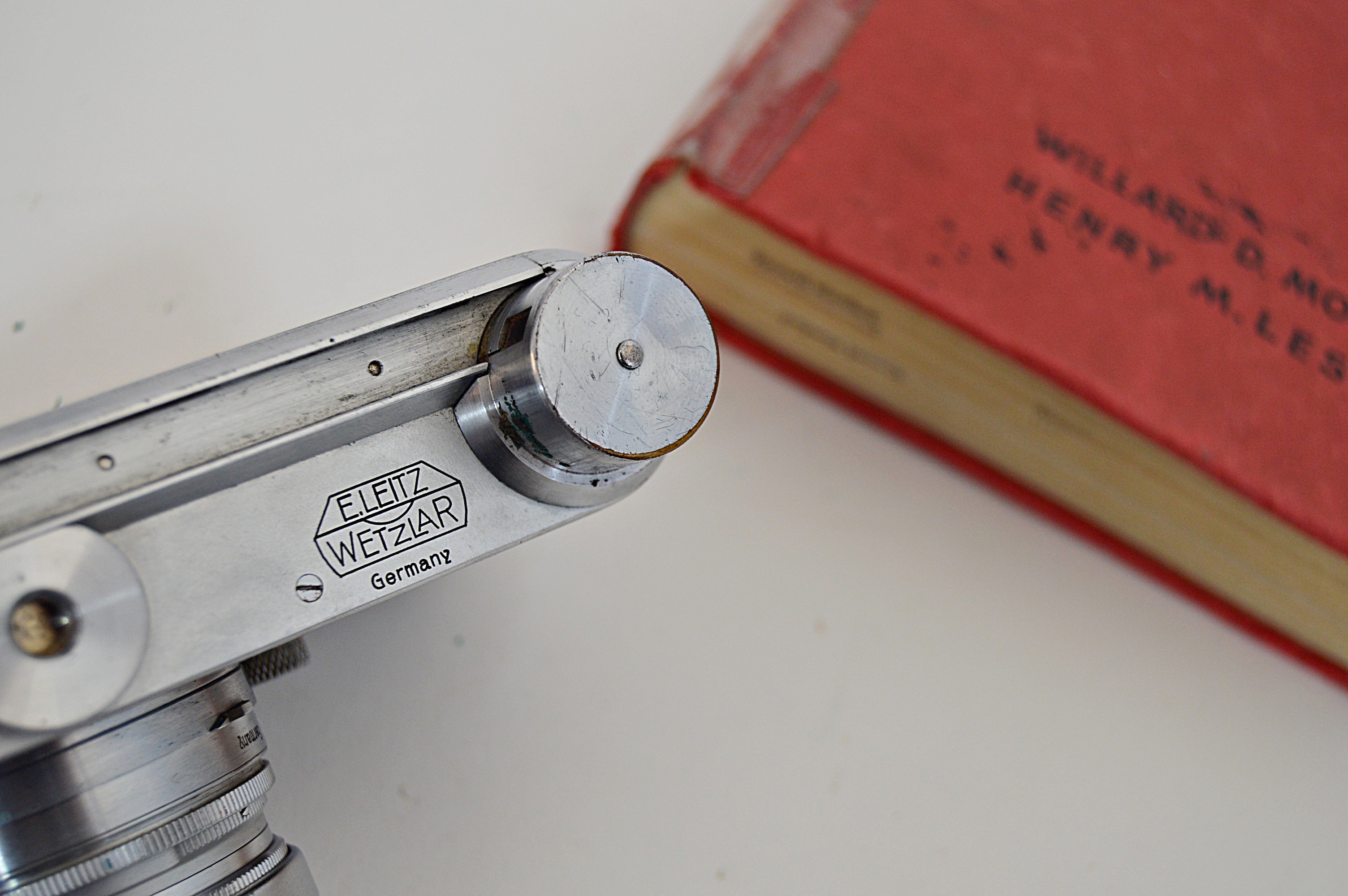 Vintage Leica Camera with Manual and Case