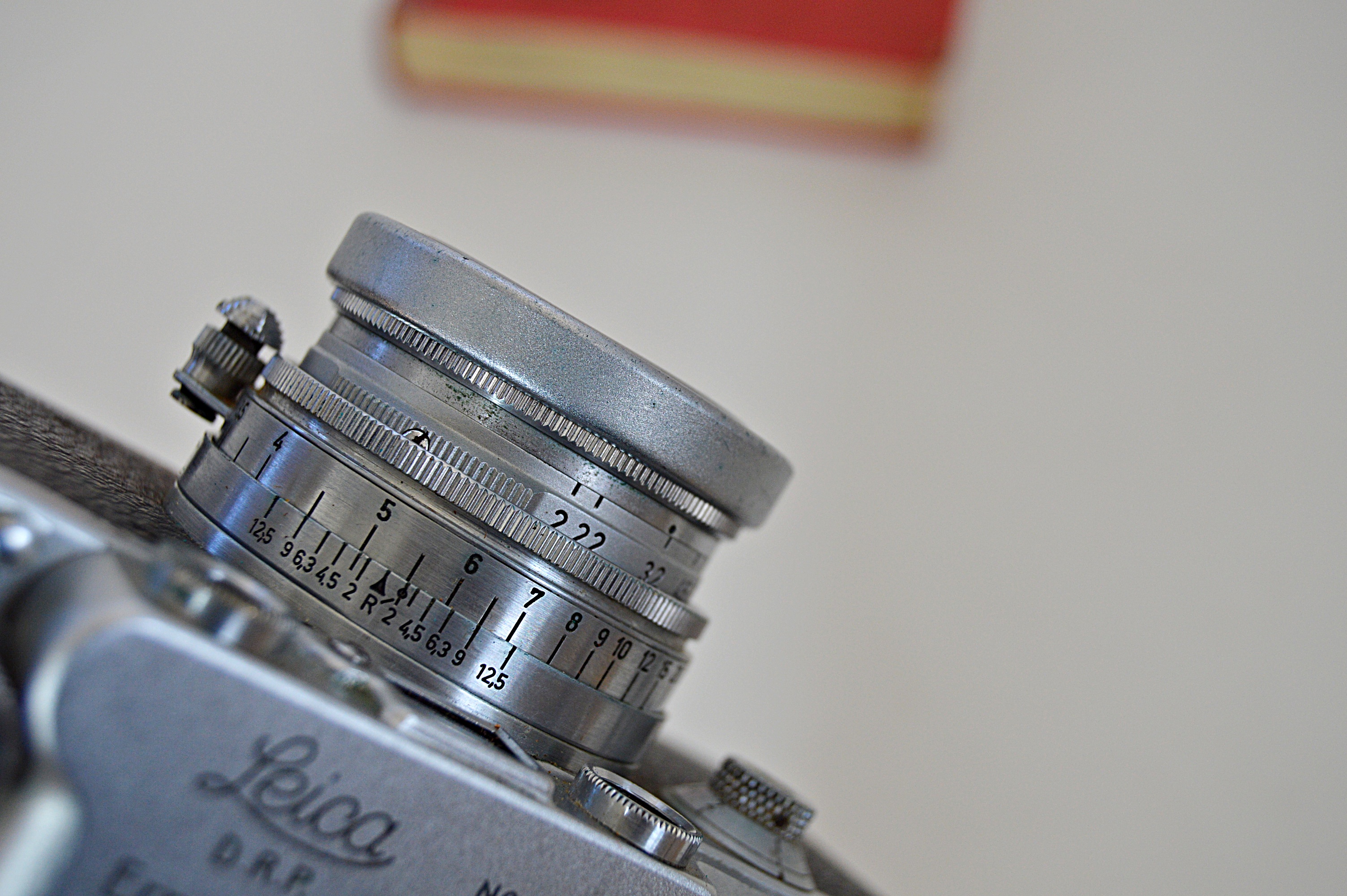 Vintage Leica Camera with Manual and Case