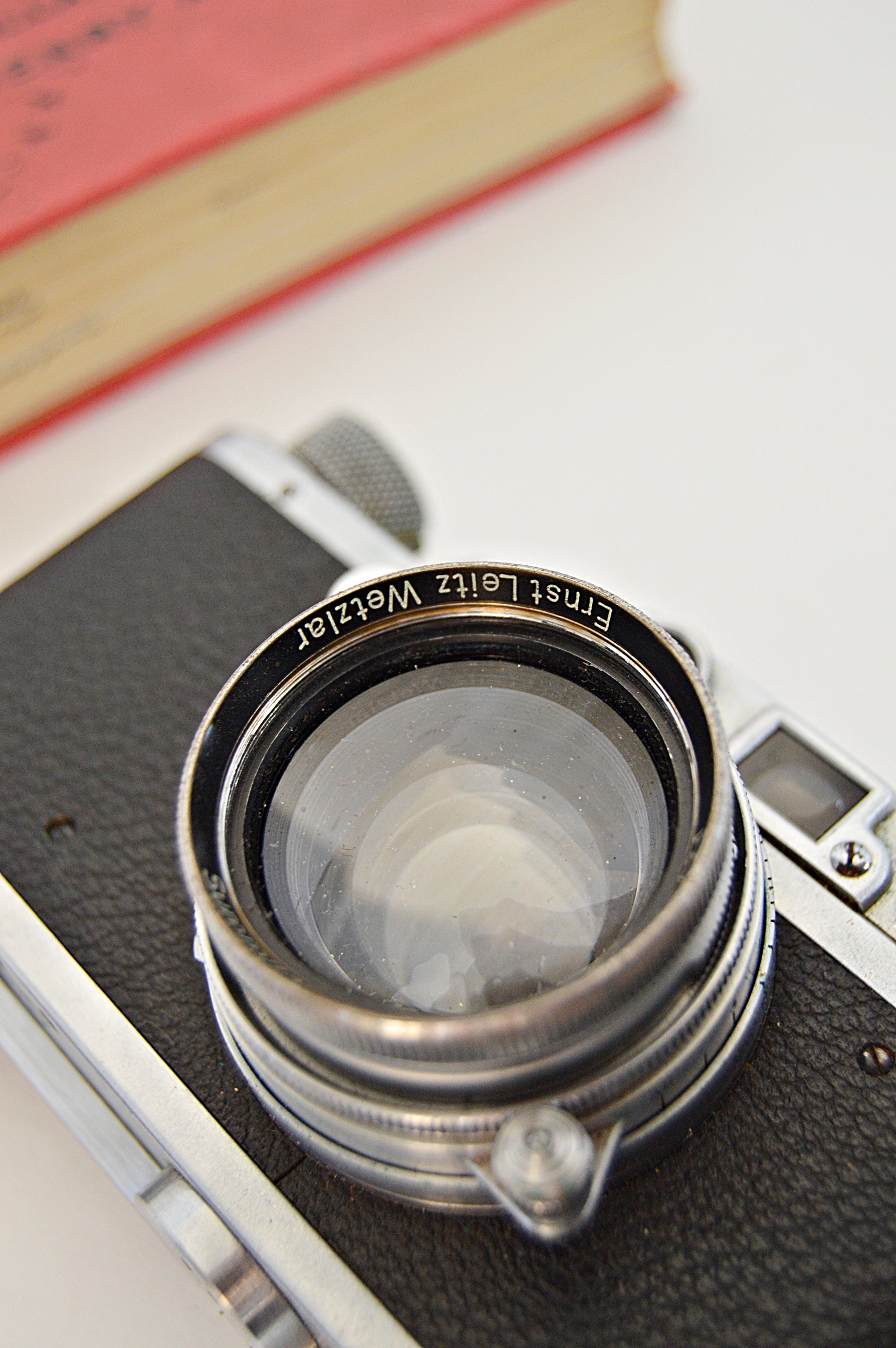 Vintage Leica Camera with Manual and Case