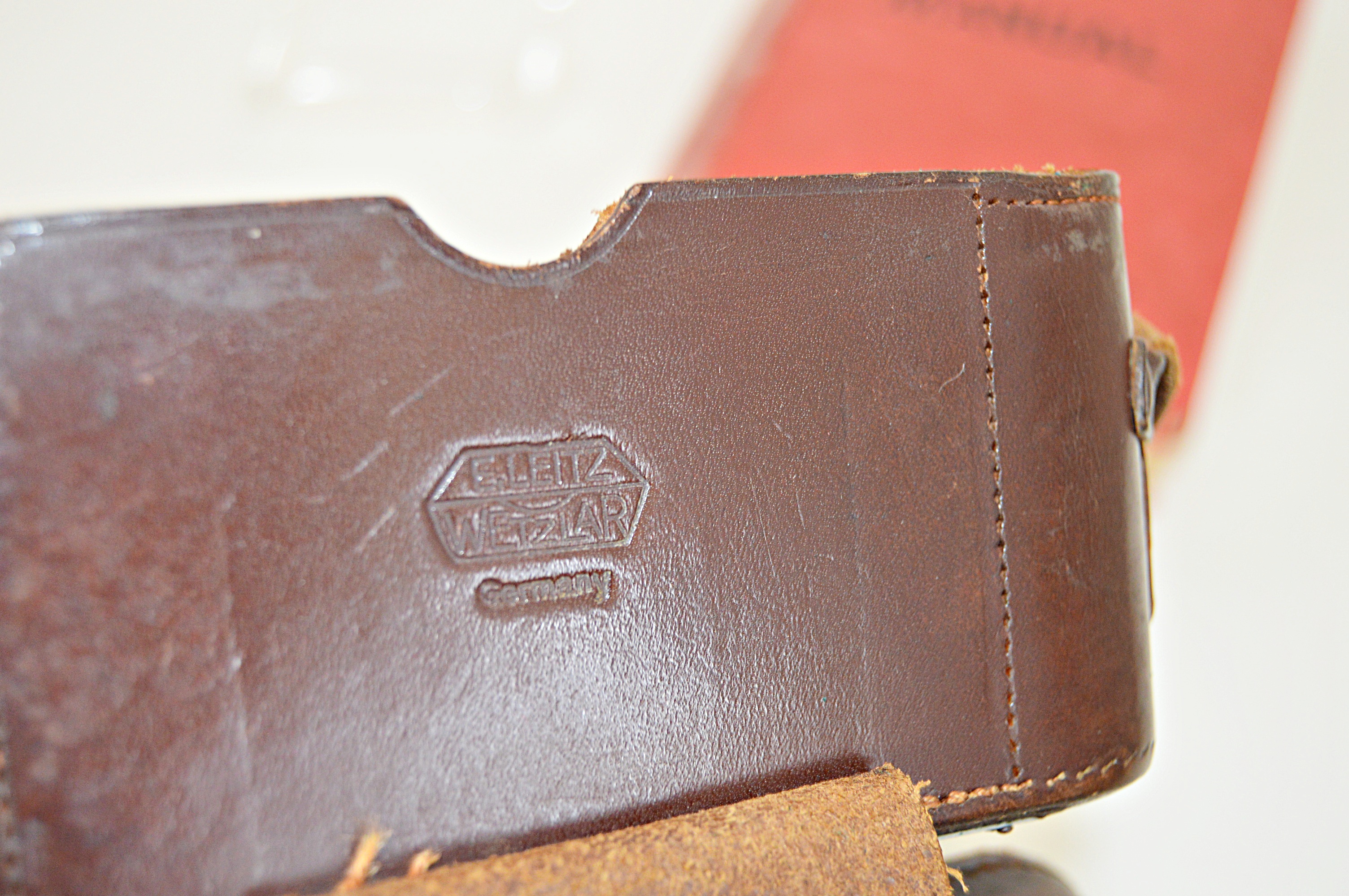 Vintage Leica Camera with Manual and Case