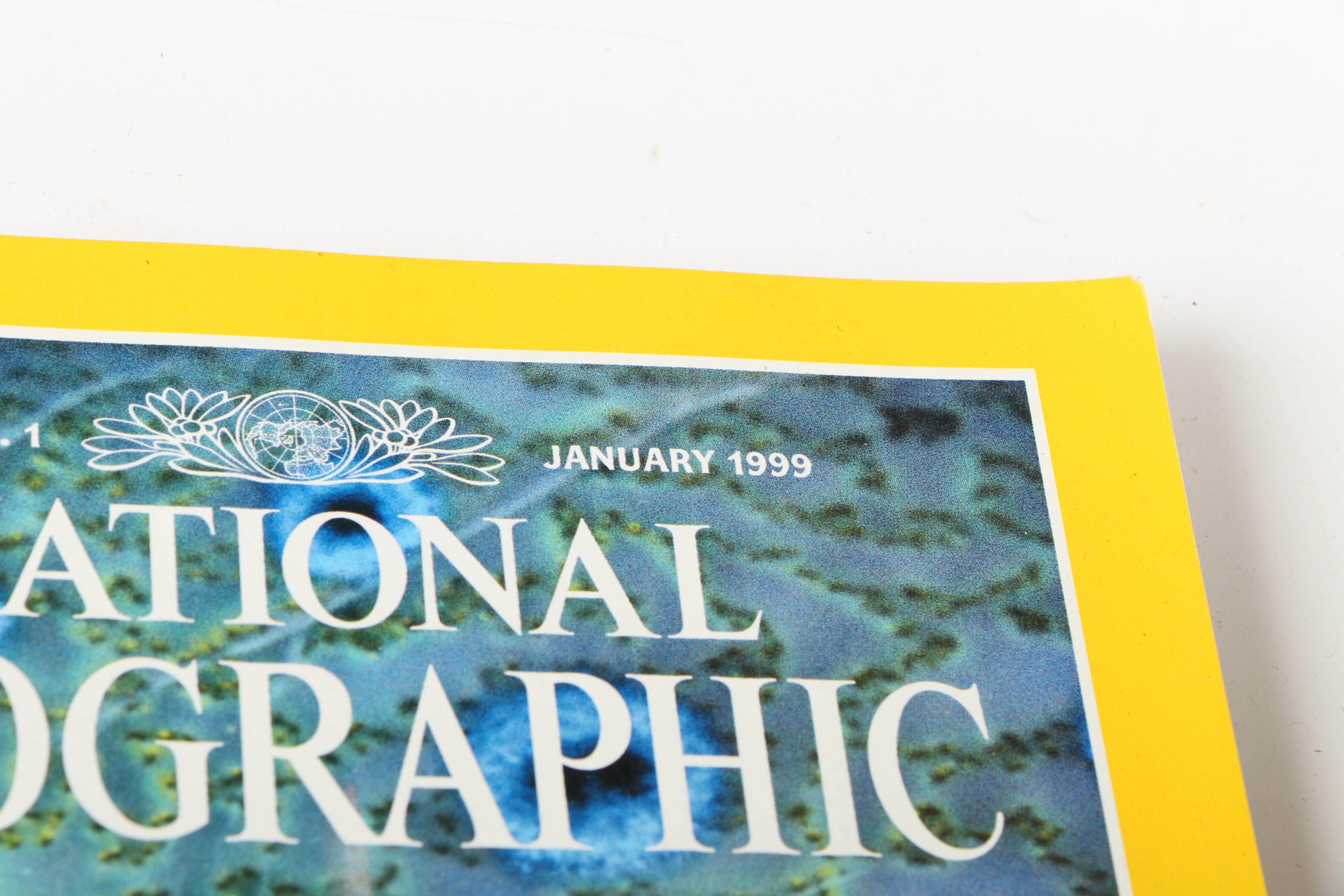 1960s–1990s "National Geographic" Magazines in Slipcases