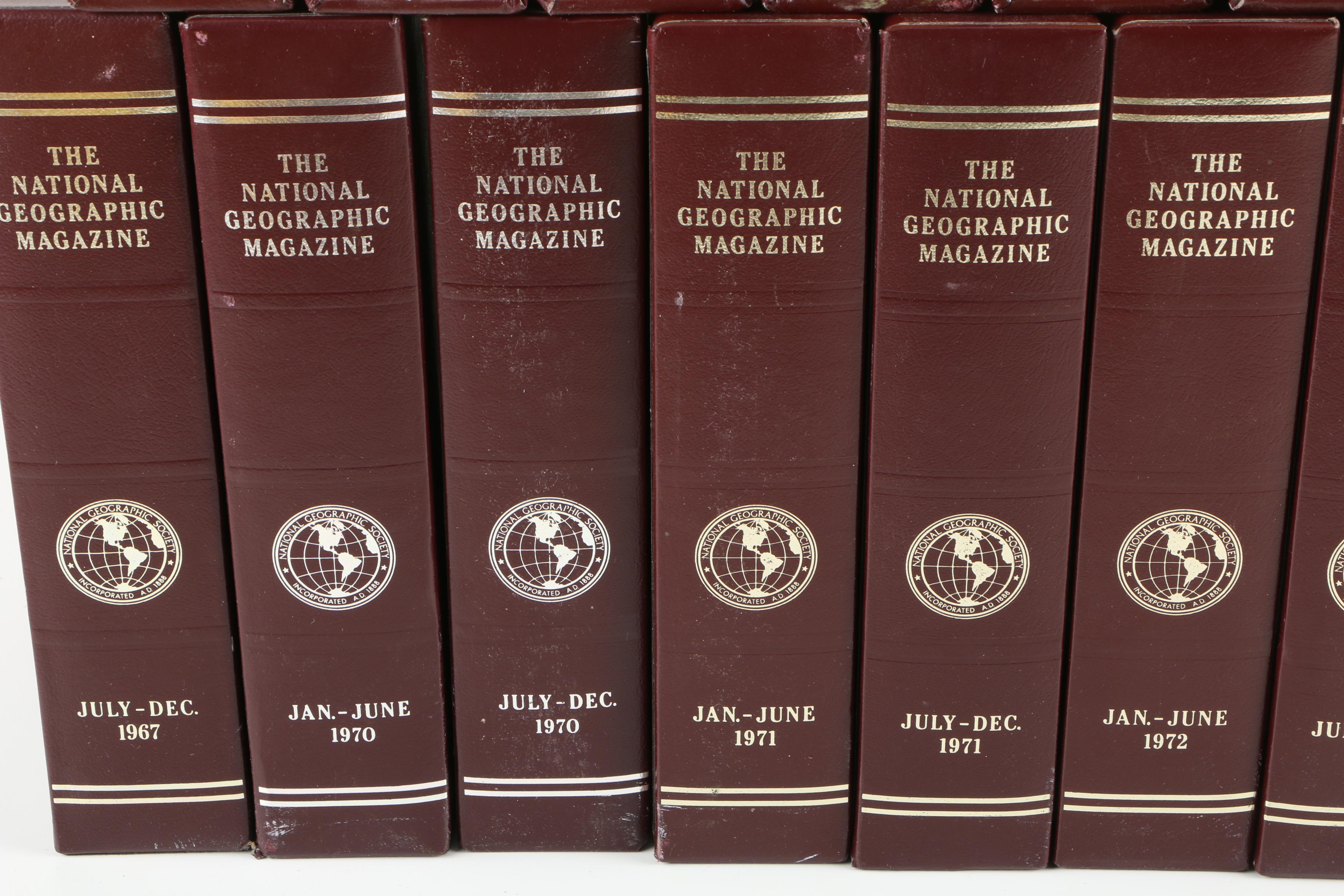 1960s–1990s "National Geographic" Magazines in Slipcases